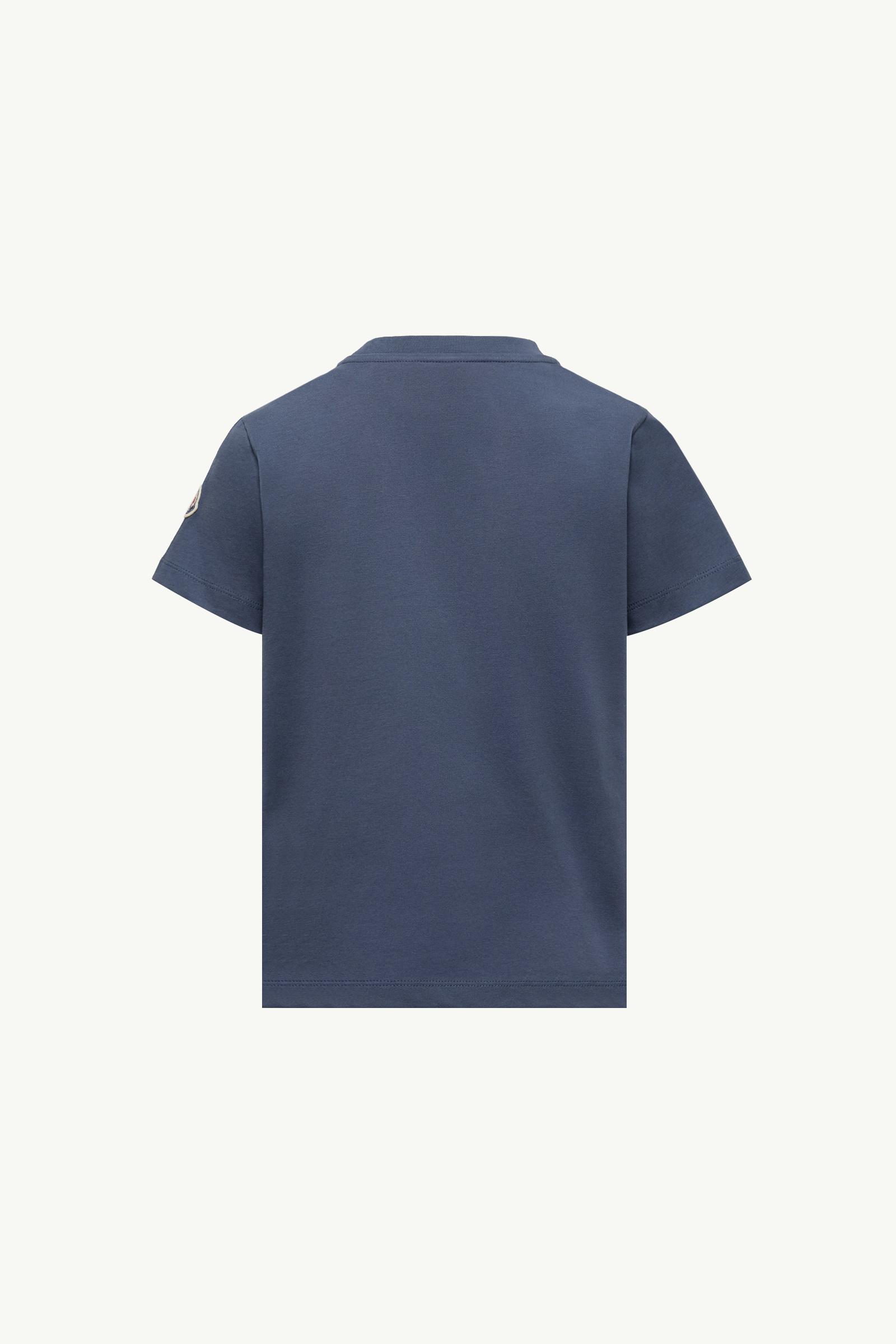 Royal Blue Diving Print Cotton T-Shirt - Polos & T-shirts for
