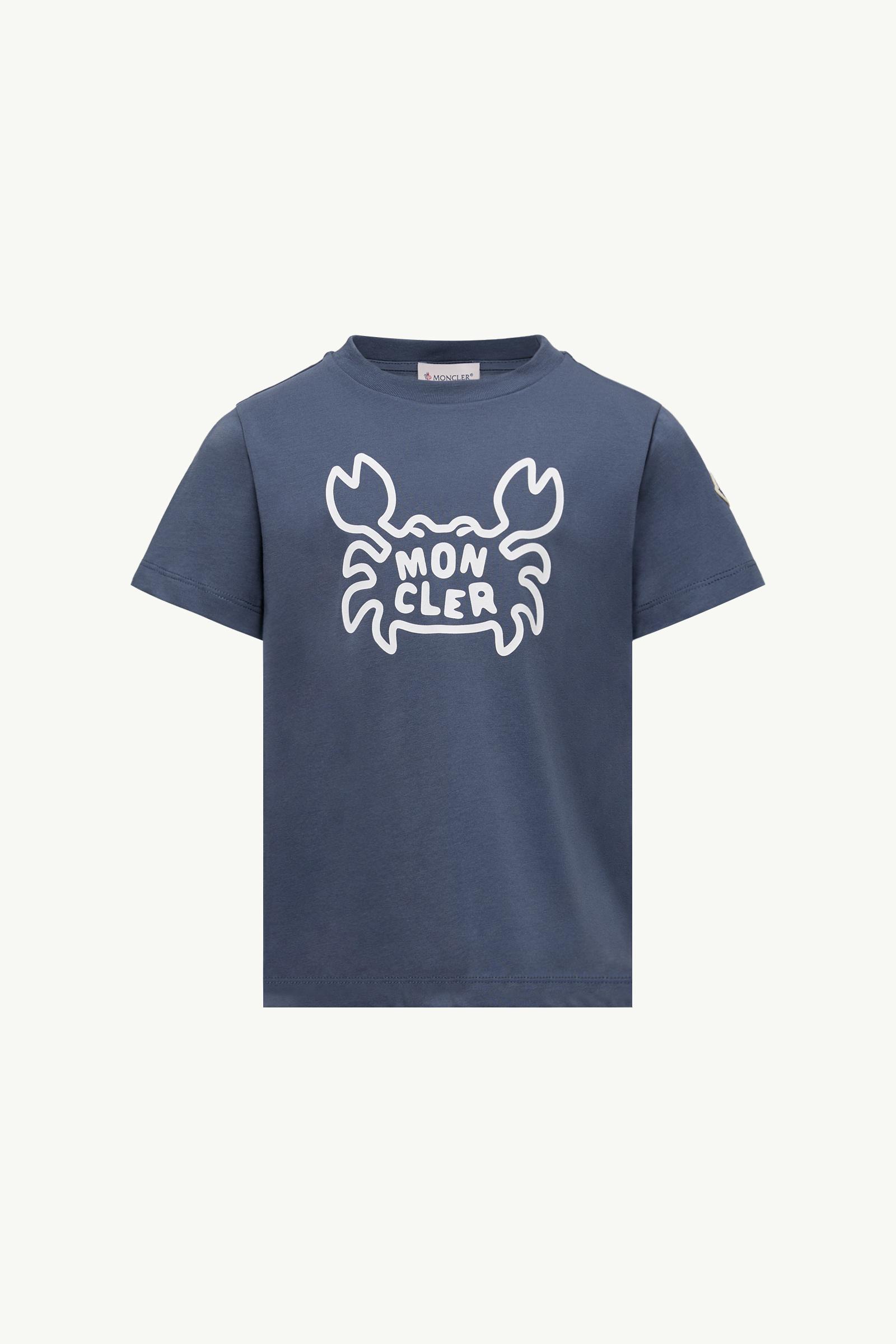 Royal Blue Diving Print Cotton T-Shirt - Polos & T-shirts for