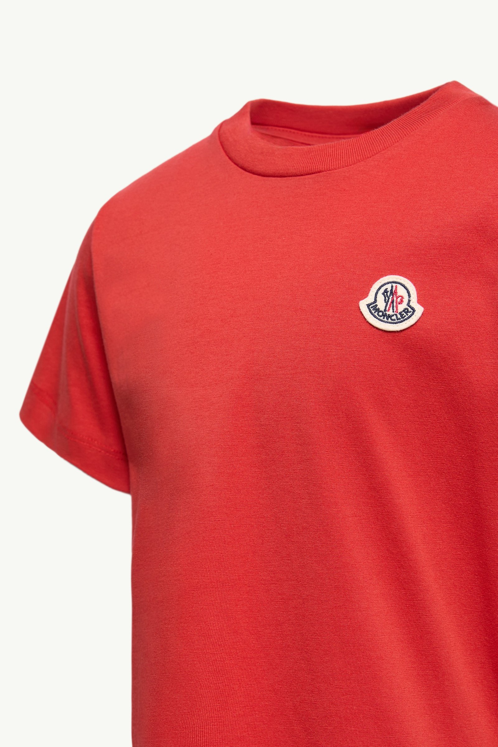 Blue & White & Red Logo Patch Cotton T-Shirt (Pack of Three