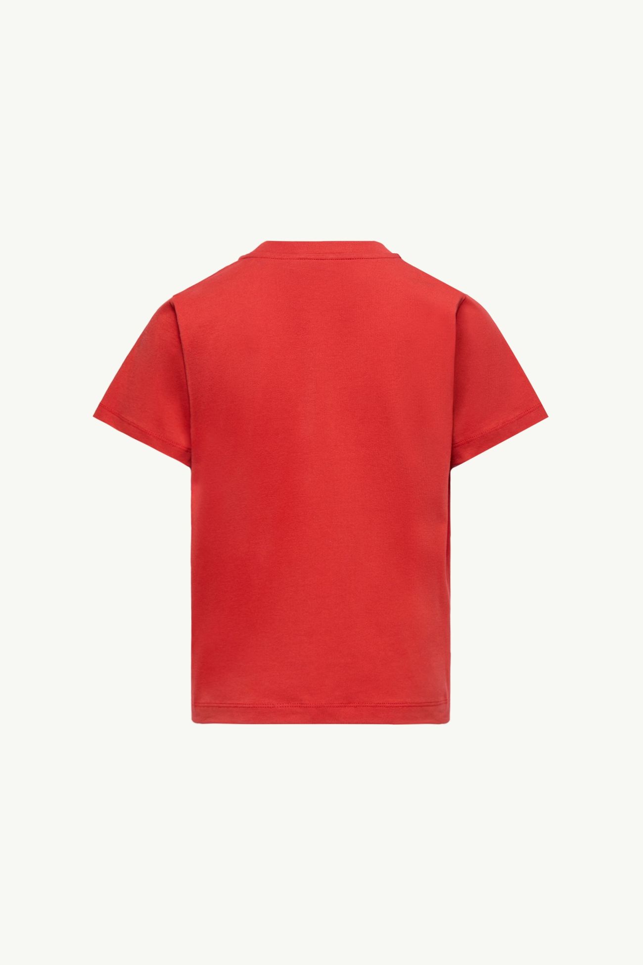 T-shirt in cotone con patch logato (Set da tre) Bambino Blu & Bianco & Rosso Moncler 3