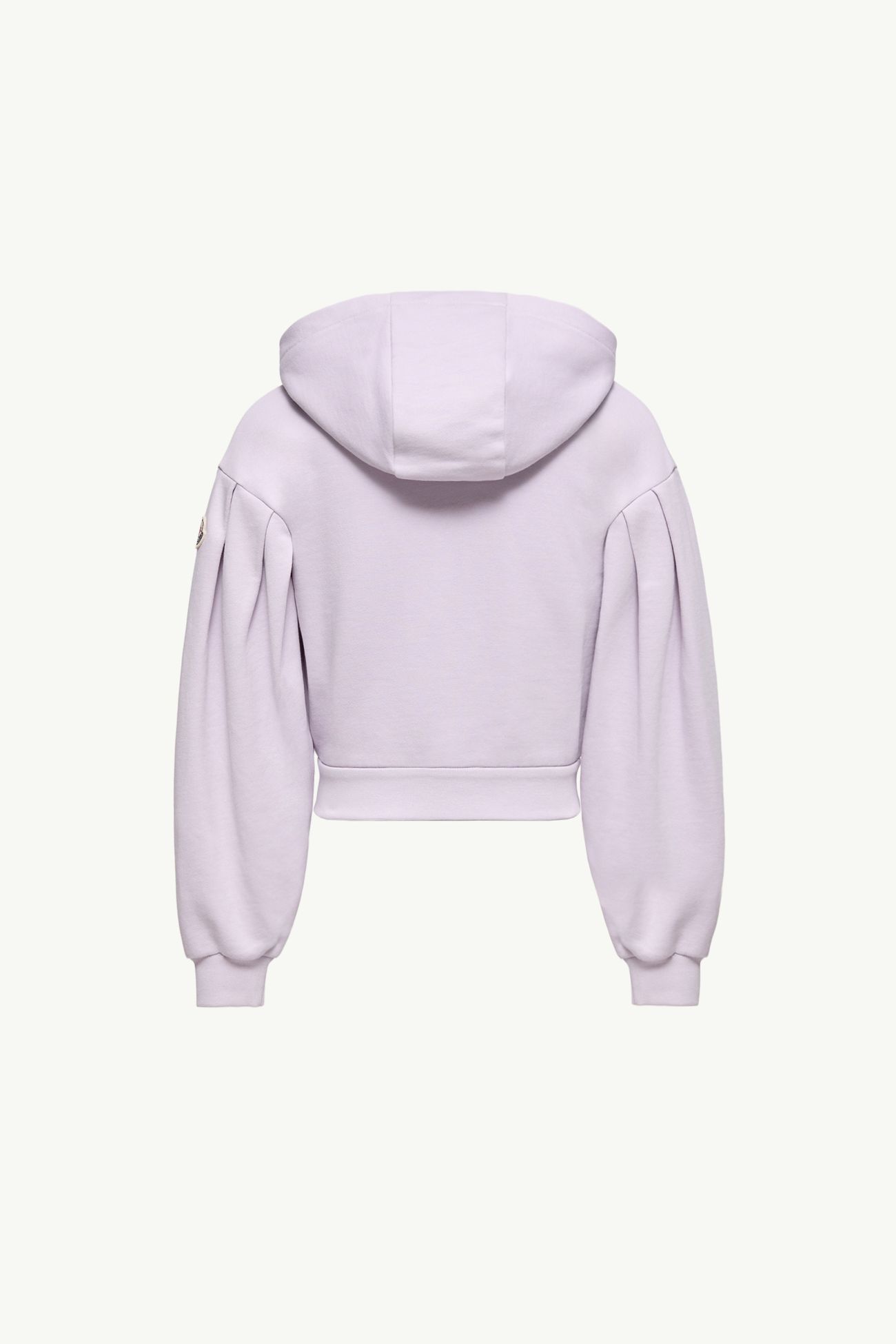 刺繡拉鏈棉質連帽衫 女童 紫丁香色 Moncler 3