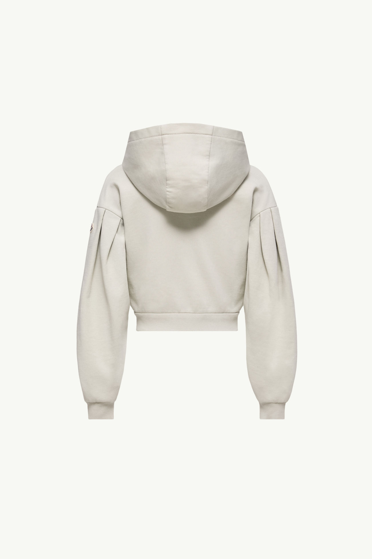 刺繡拉鏈棉質連帽衫 女童 淺綠色 Moncler 2