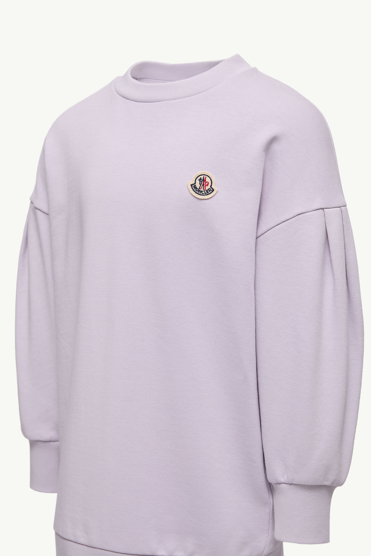Cotton Sweatshirt Dress Girl Lilac Moncler 1