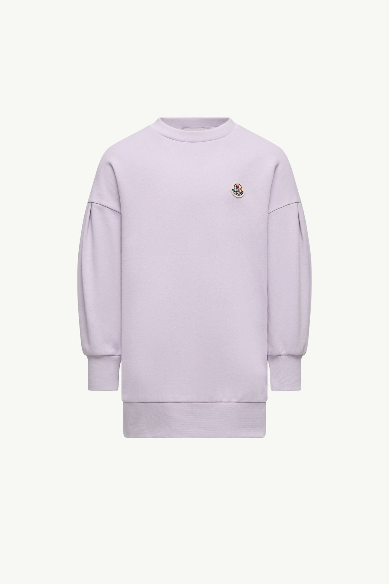 Cotton Sweatshirt Dress Girl Lilac Moncler 0