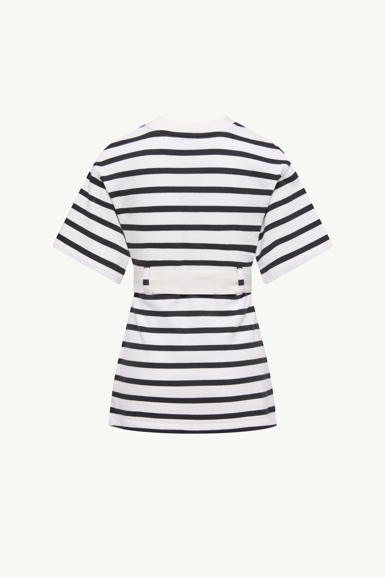 Robe en coton rayé Fille Blanc & Bleu Moncler 2