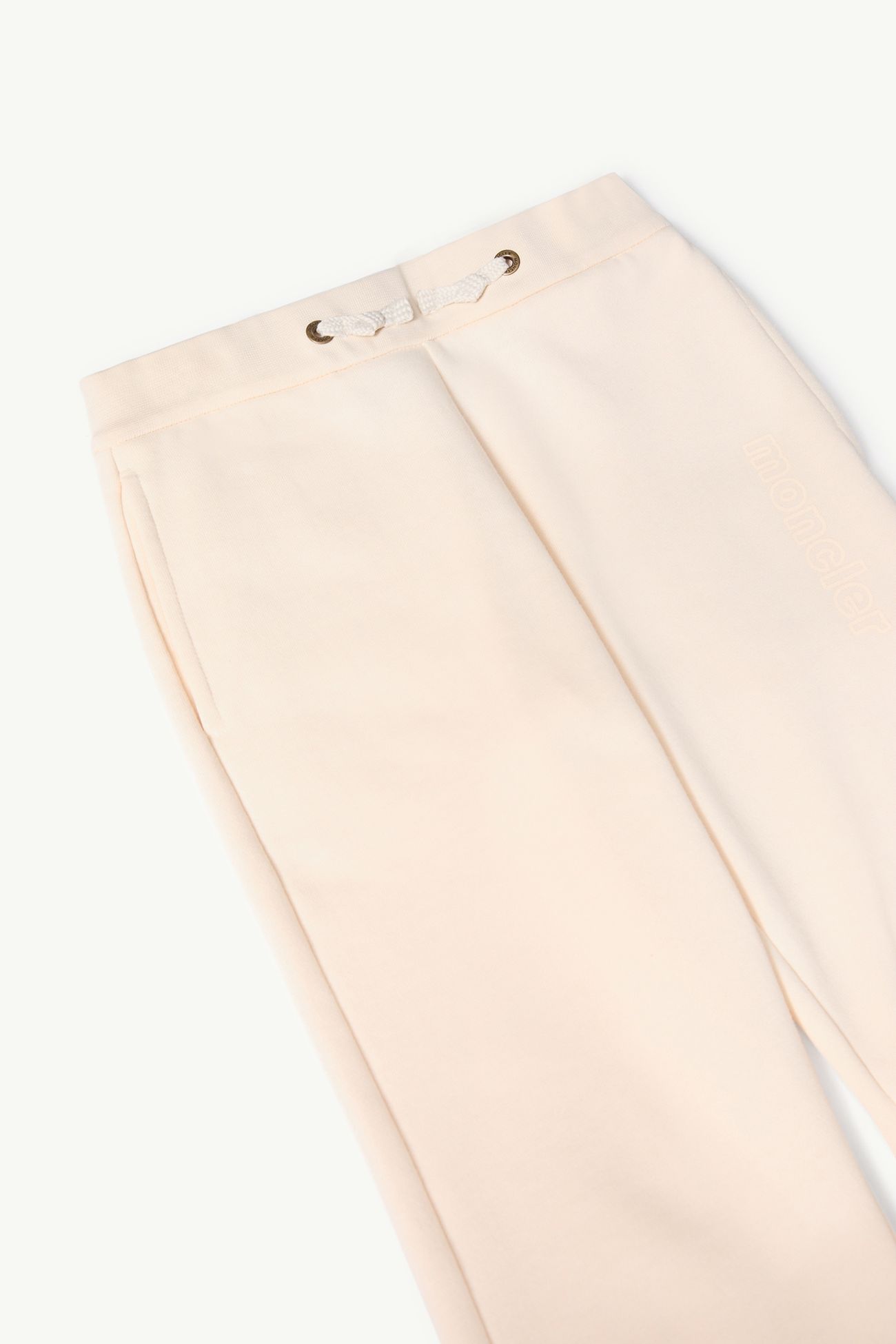 Ensemble de survêtement à logo en coton Fille Blanc Ivoire Moncler 4