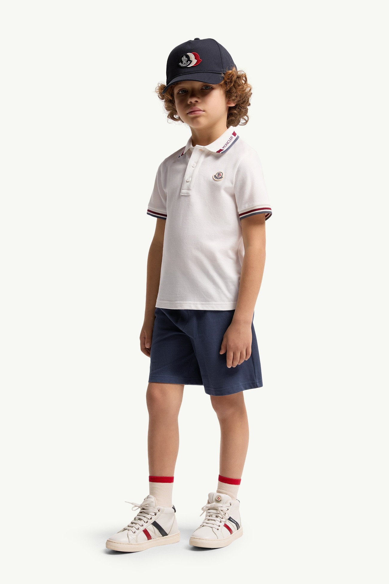 セットアップ ボーイズ ホワイト&ブルー Moncler 1