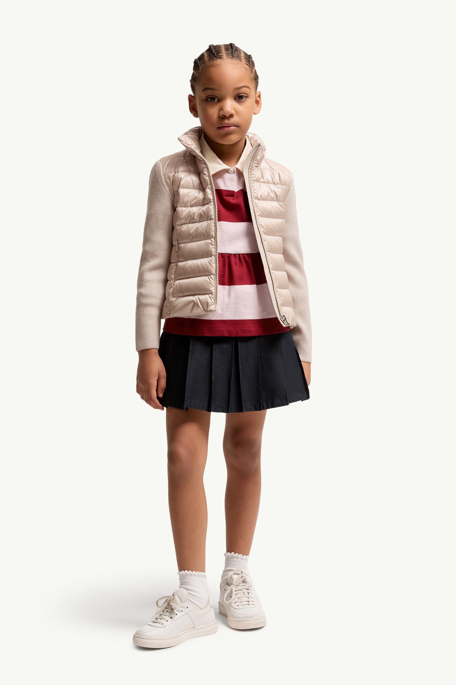 Powder Pink Padded Wool Zip-Up Cardigan - Sweatshirts & Knitwear
