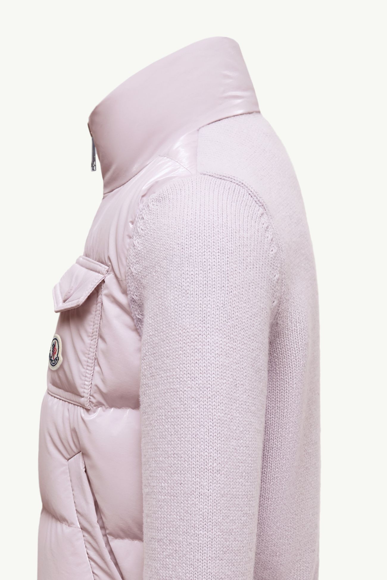 울 패딩 집업 카디건 키즈 여아 라일락 Moncler 2