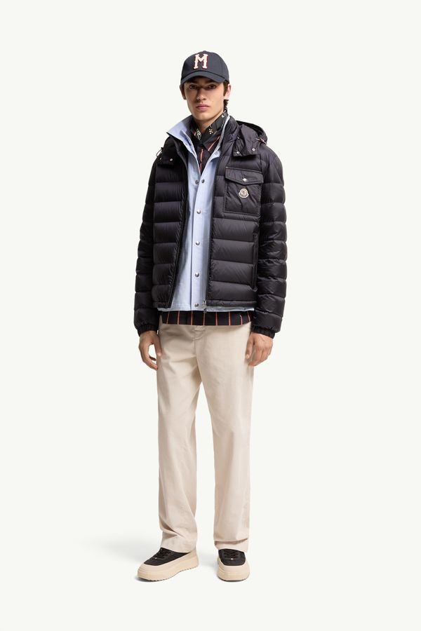 Verith男士连帽短款羽绒夹克外套 男士 深蓝色 Moncler 0