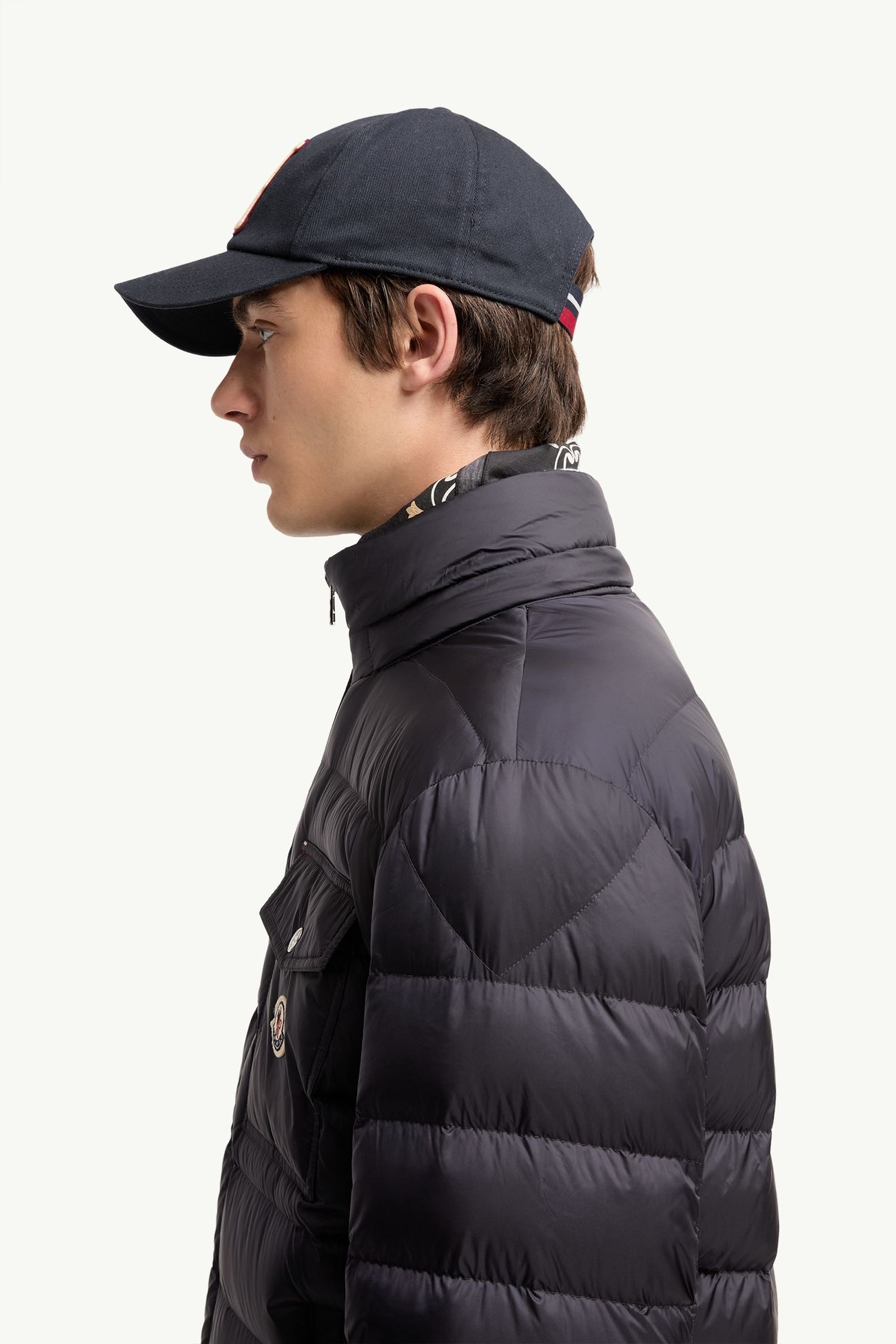 Verith連帽短身羽絨外套 男士 深藍色 Moncler 1