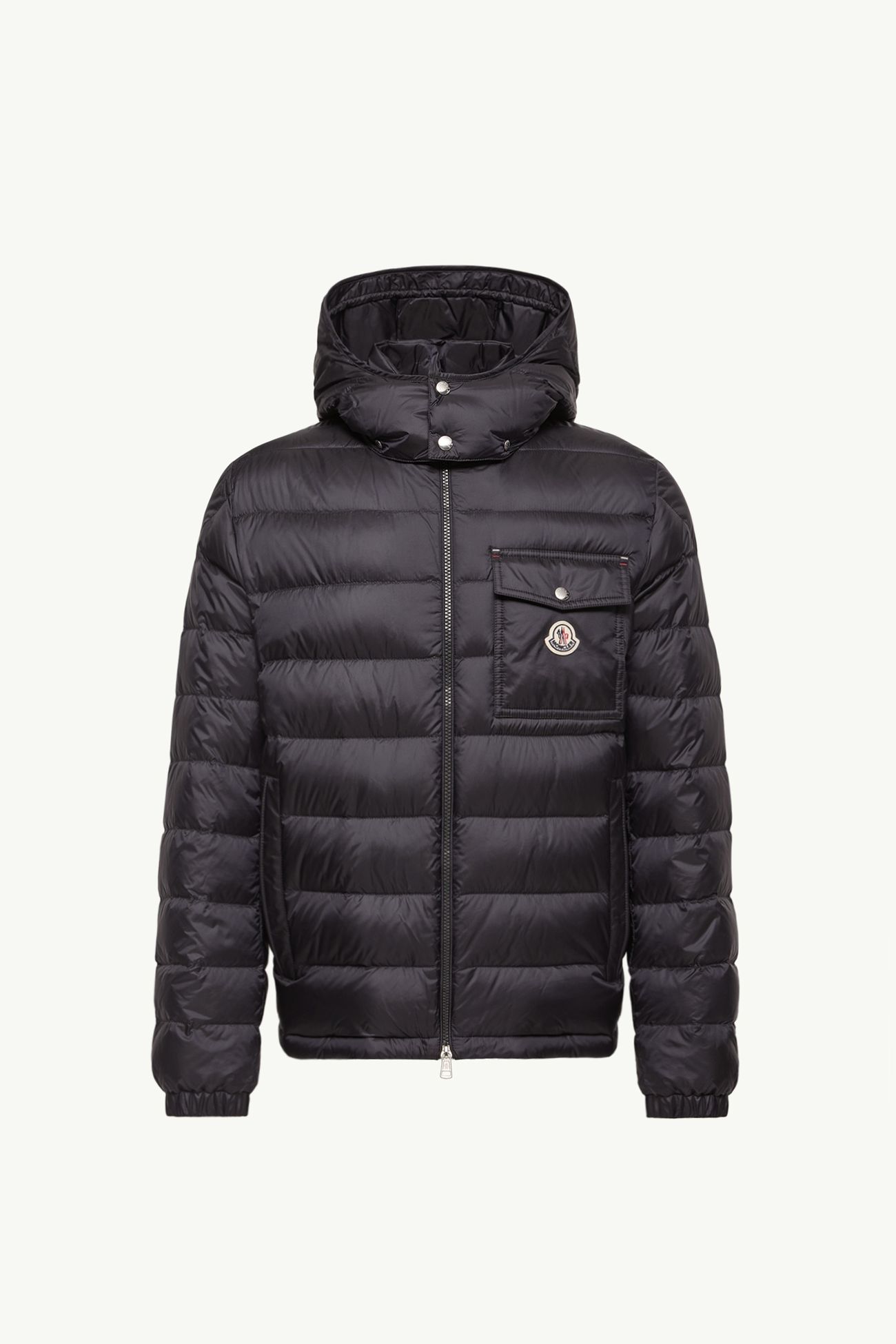 Verith Hooded Short Down Jacket Men Dark Blue Moncler 2