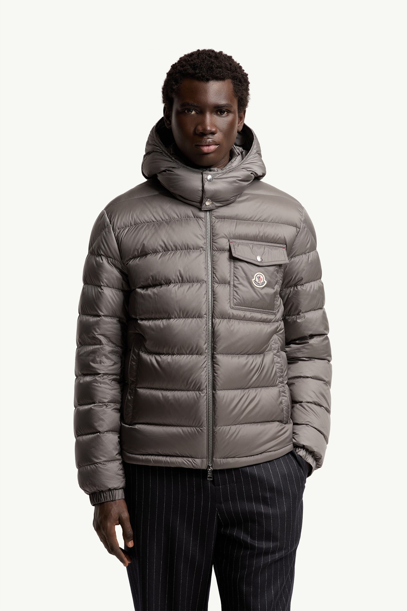 Verith連帽短身羽絨外套 男士 灰色 Moncler 3