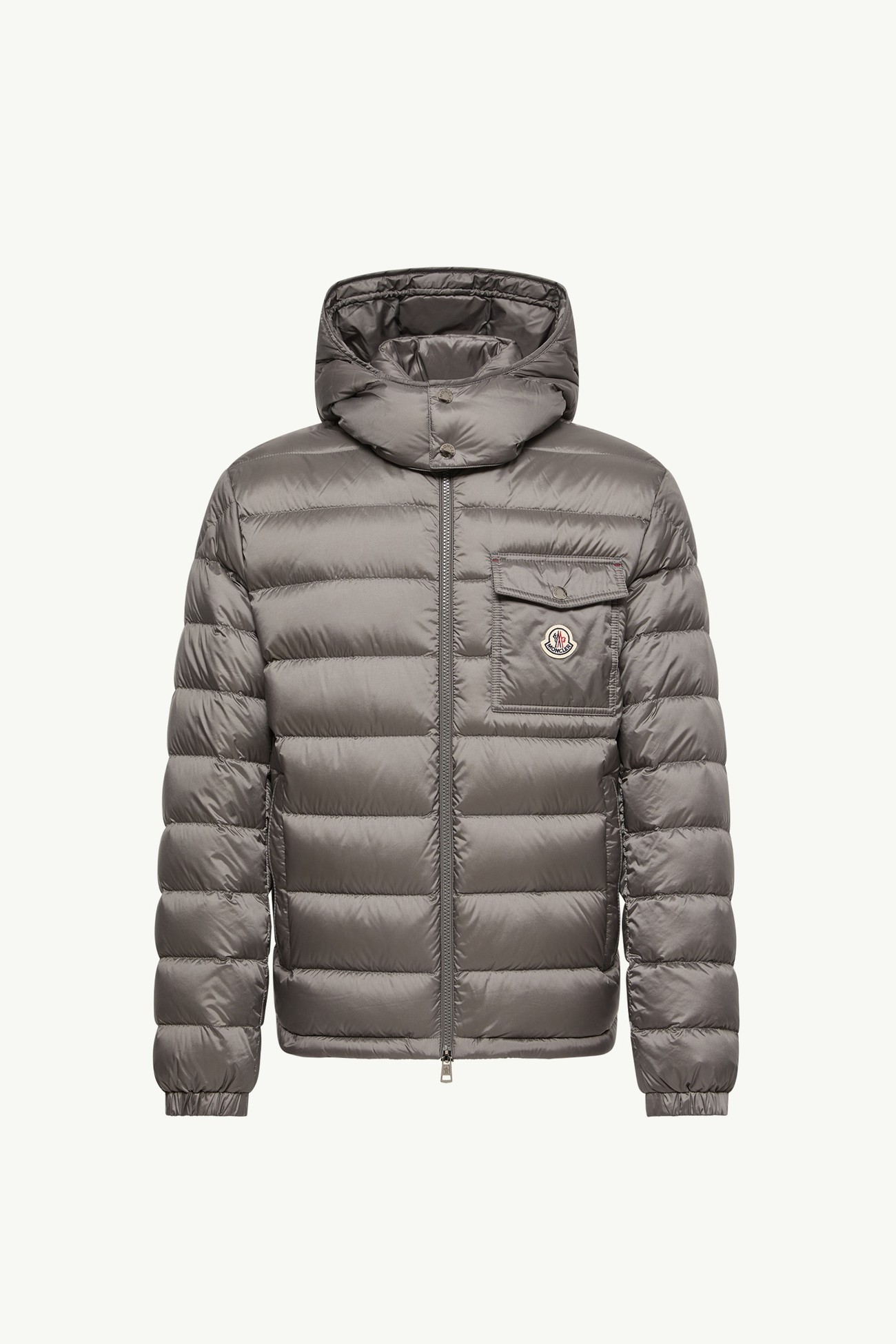 Verith Hooded Short Down Jacket Men Gray Moncler 2