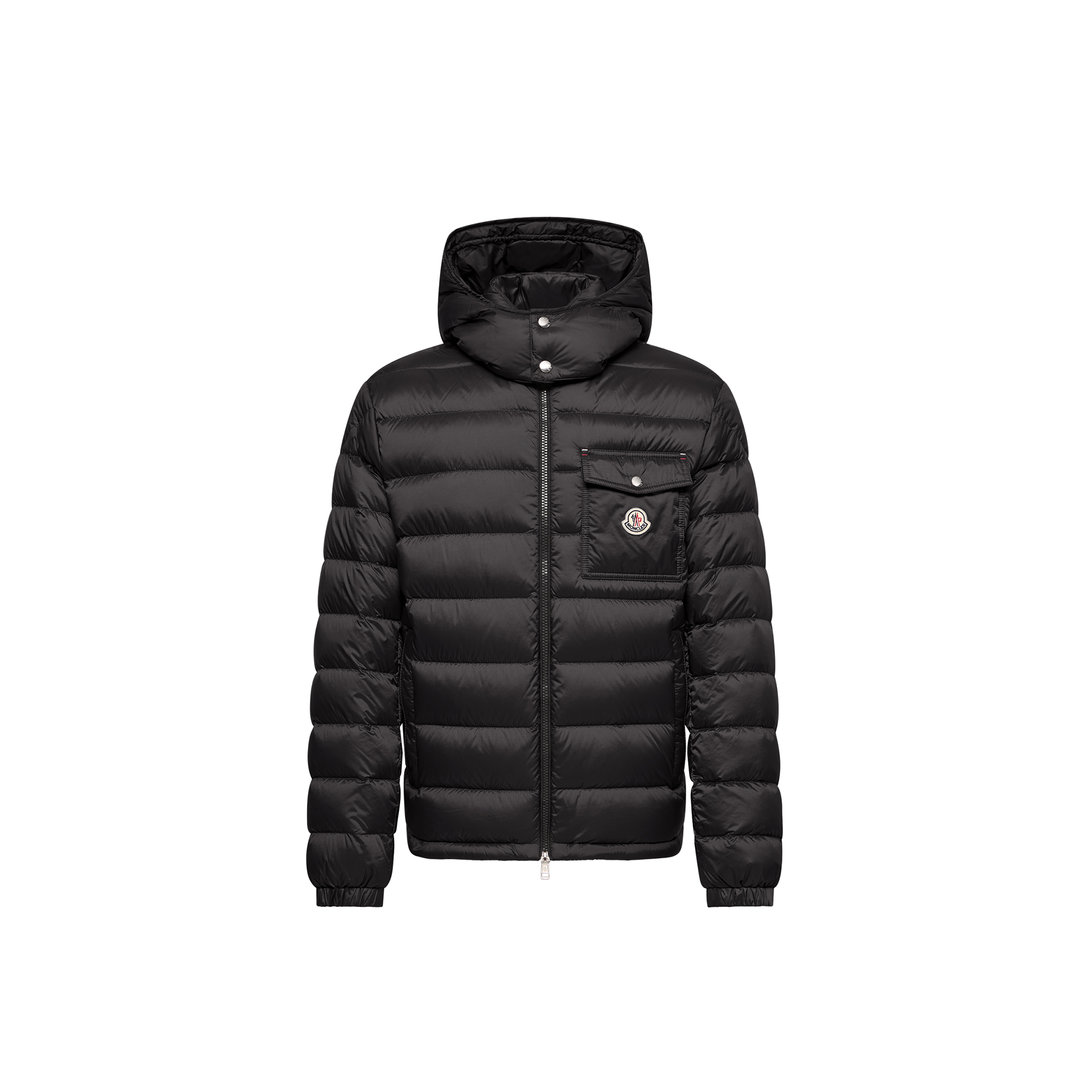 Moncler   Verith Hooded Short Down Jacket for Men in Black, Size: 42