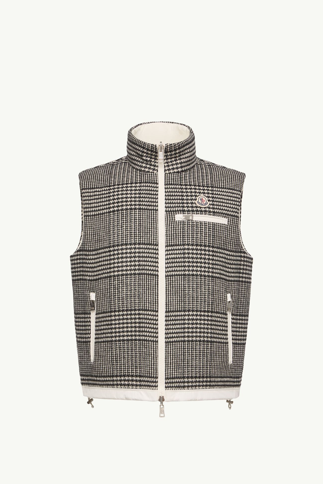 Gienah男士双面羊毛混纺羽绒马甲 男士 灰色 Moncler 2