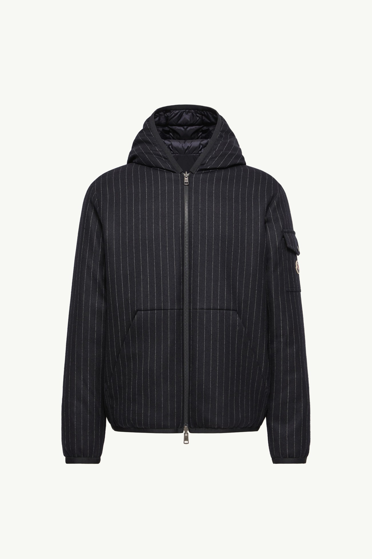 Piumino corto Ceze reversibile con cappuccio Uomo Blu Scuro Moncler 2