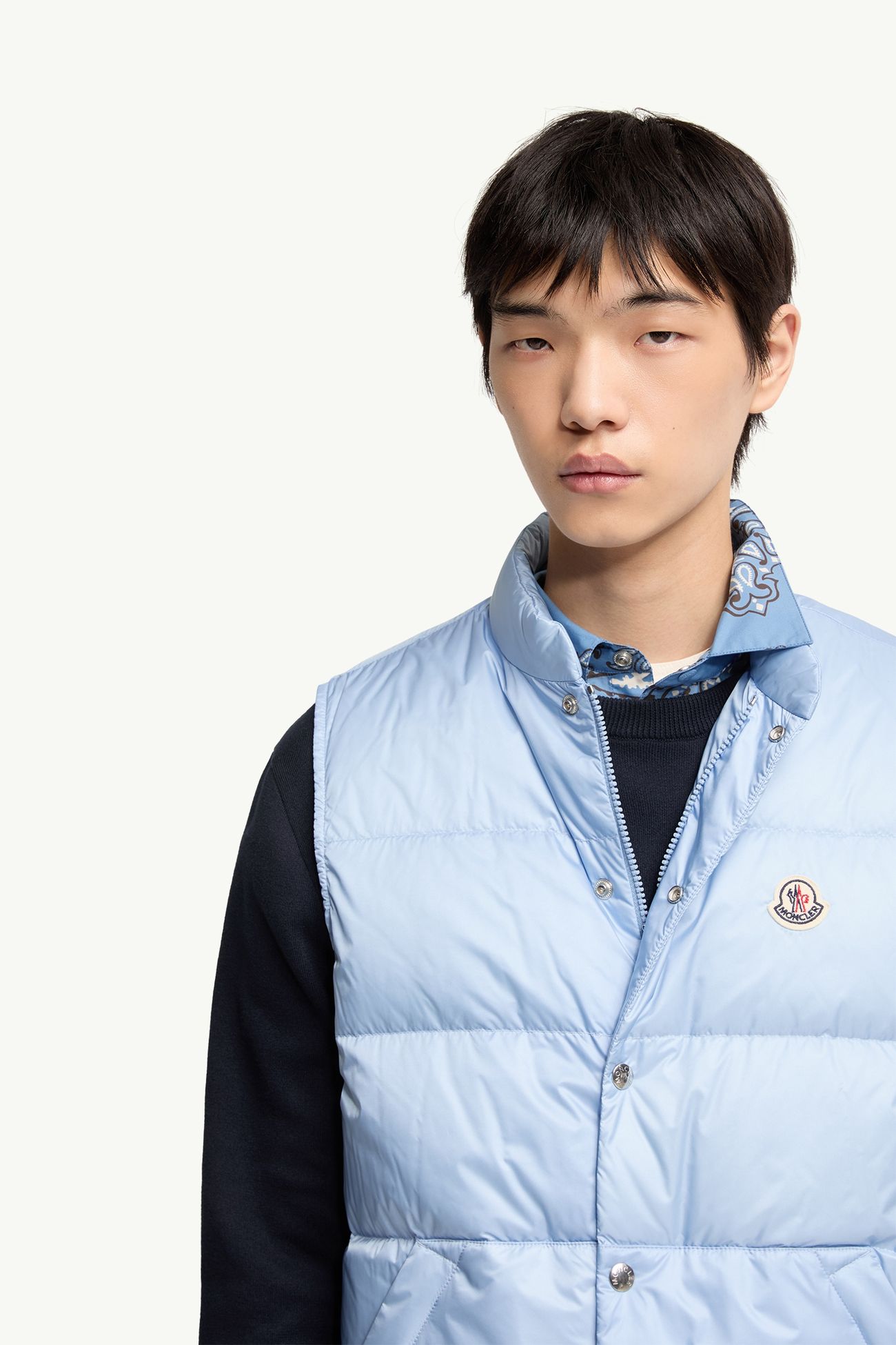 Tuquerouye羽絨背心 男士 淺藍色 Moncler 5