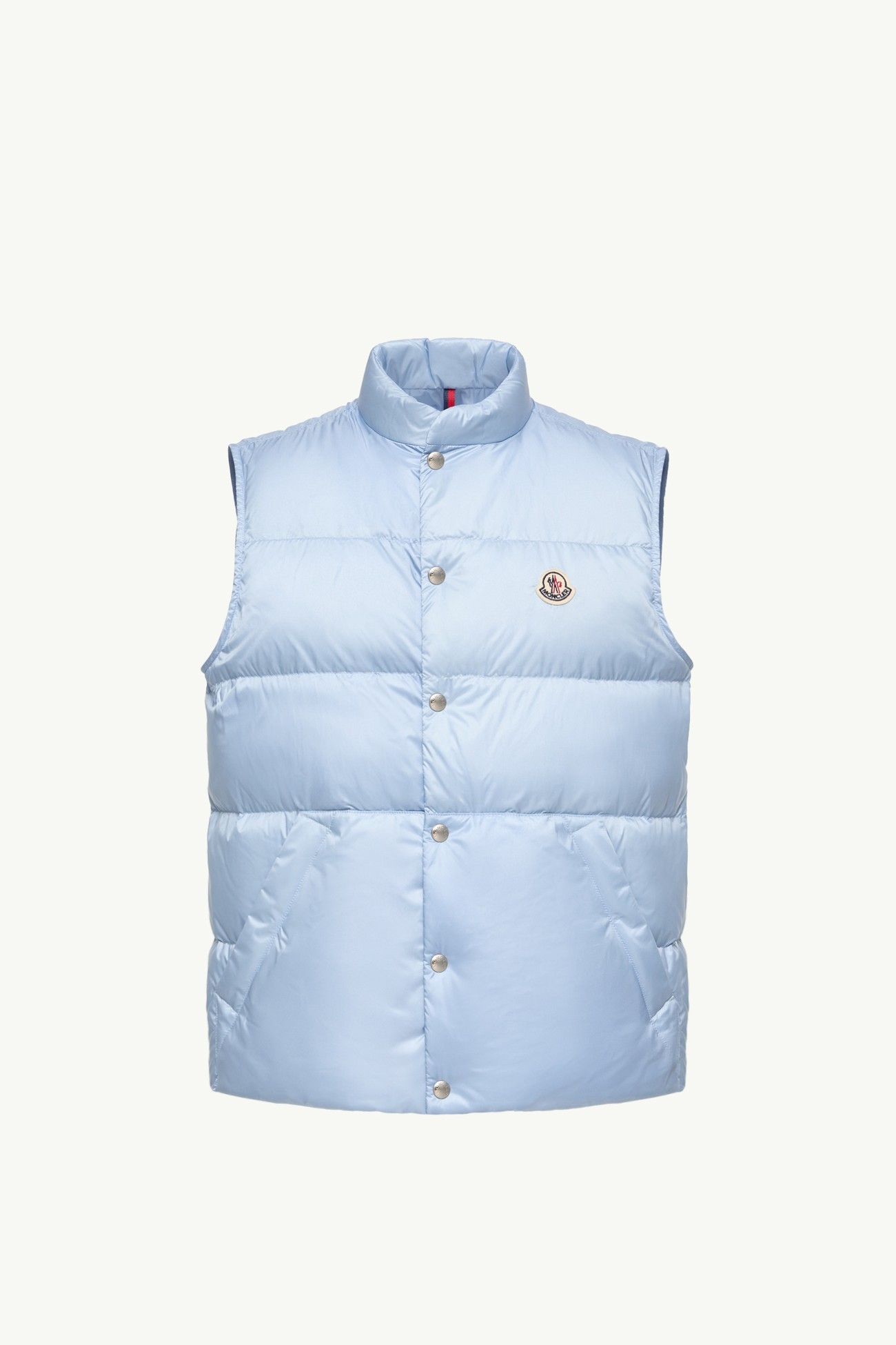 Gilet imbottito in piuma Tuquerouye Uomo Celeste Moncler 2