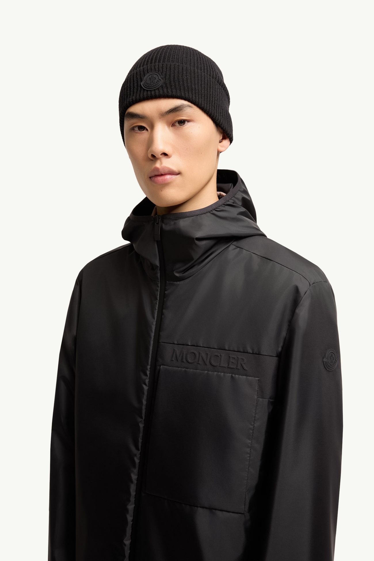 Fonteghi Kapuzenjacke Herren Schwarz Moncler 1