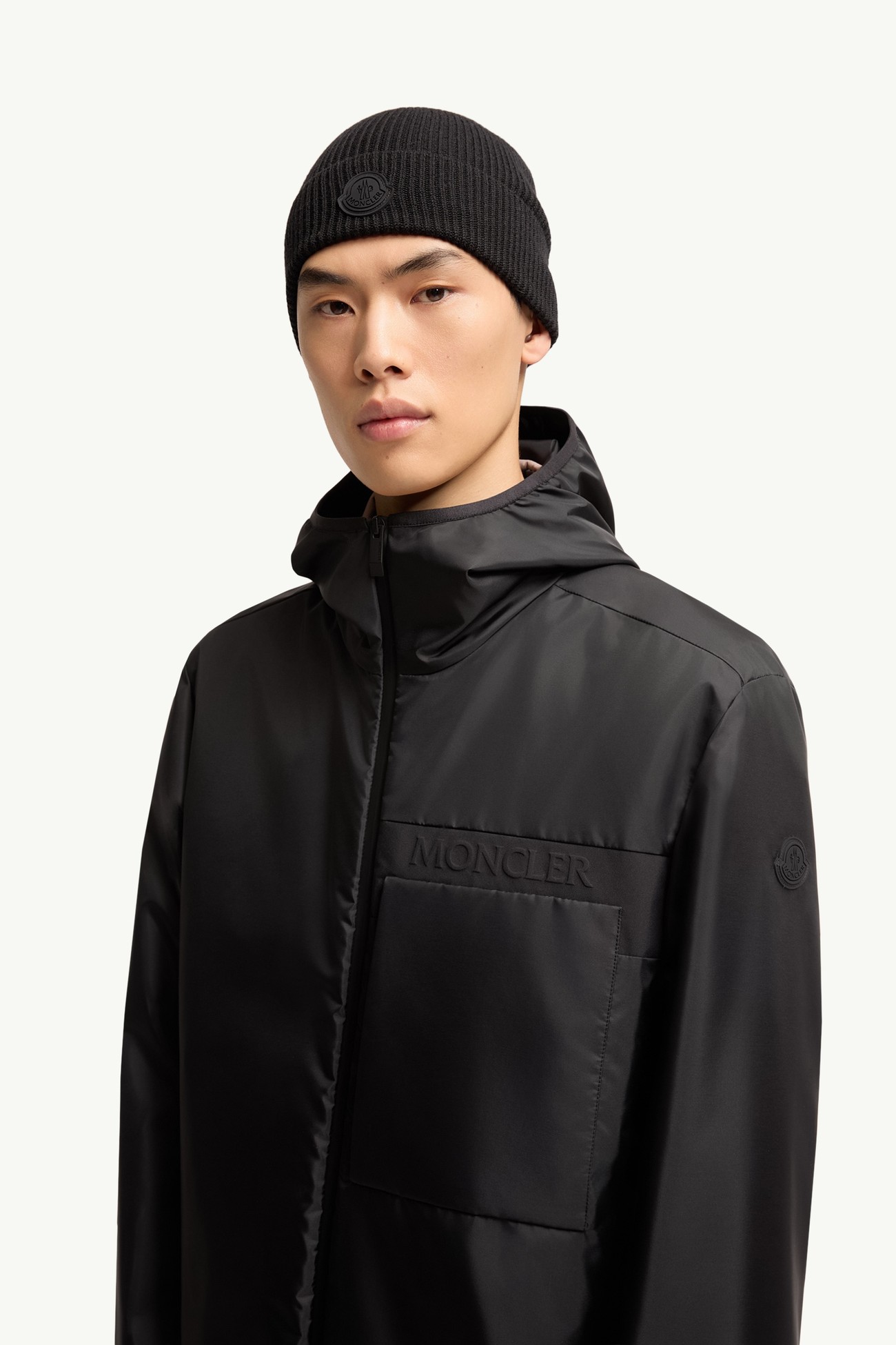Fonteghi連帽外套 男士 黑色 Moncler 1