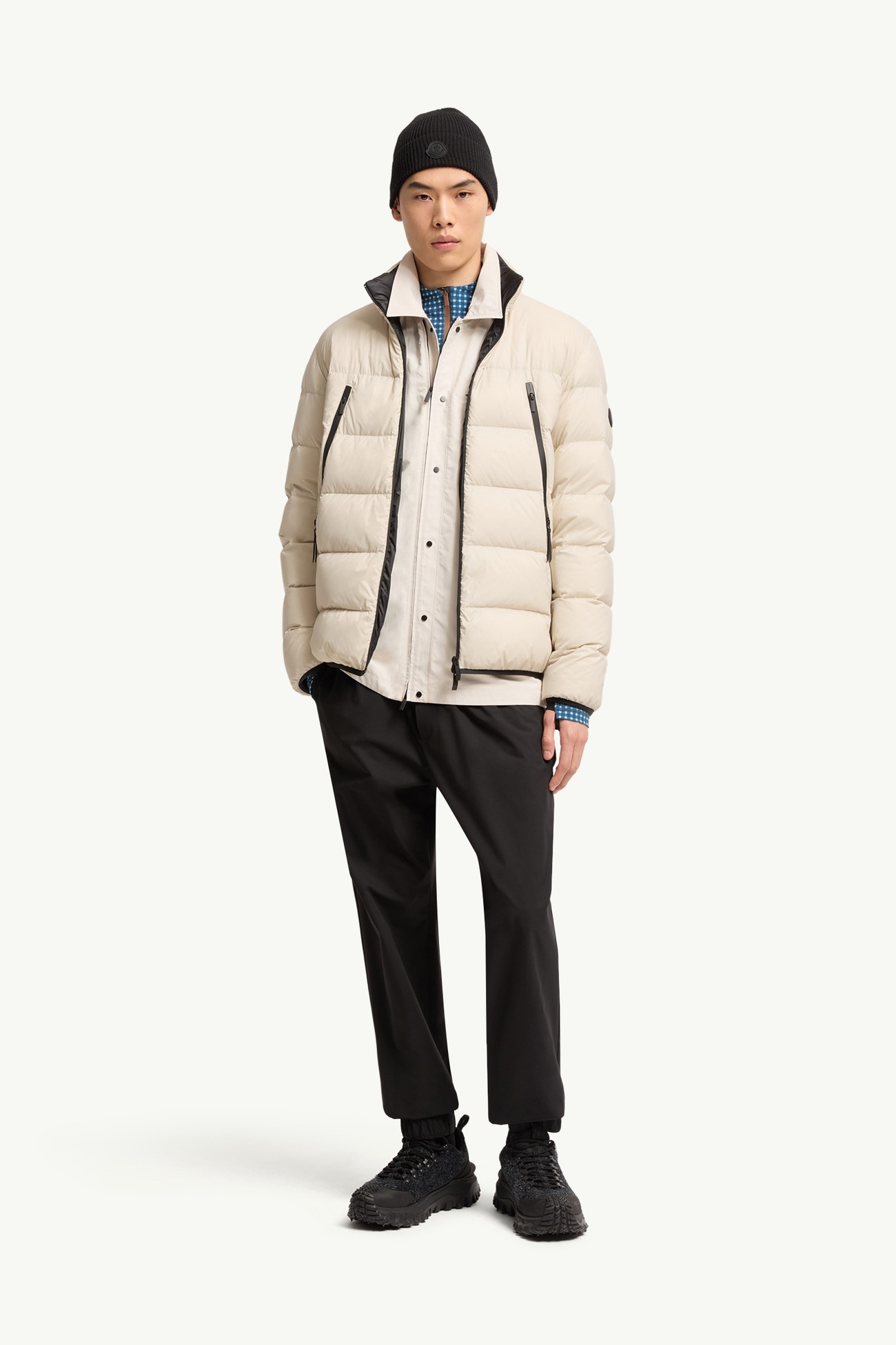 Piumino corto Dalalven Uomo Bianco Avorio Moncler 0