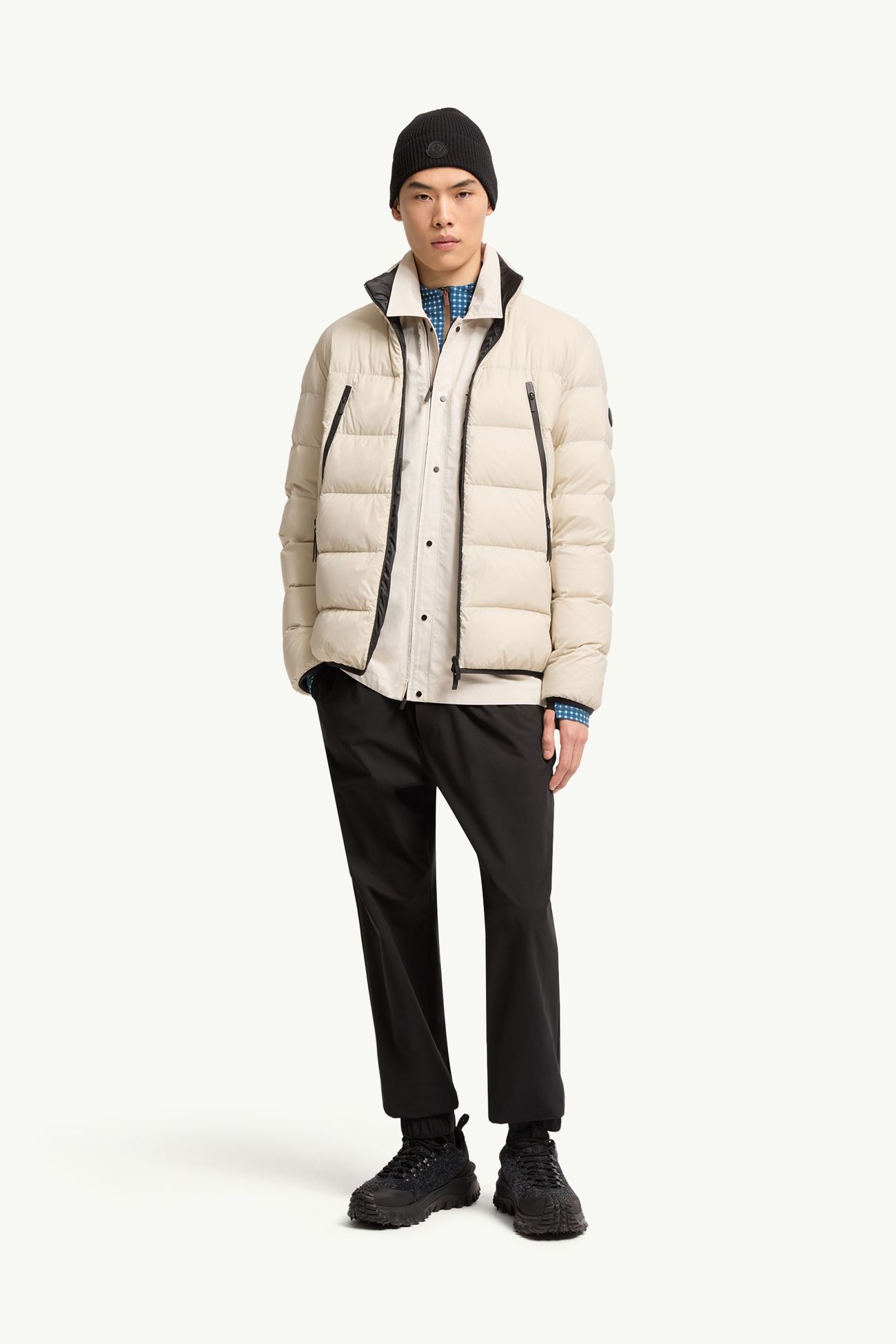 Plumífero corto Dalalven Hombre Blanco Marfil Moncler 0