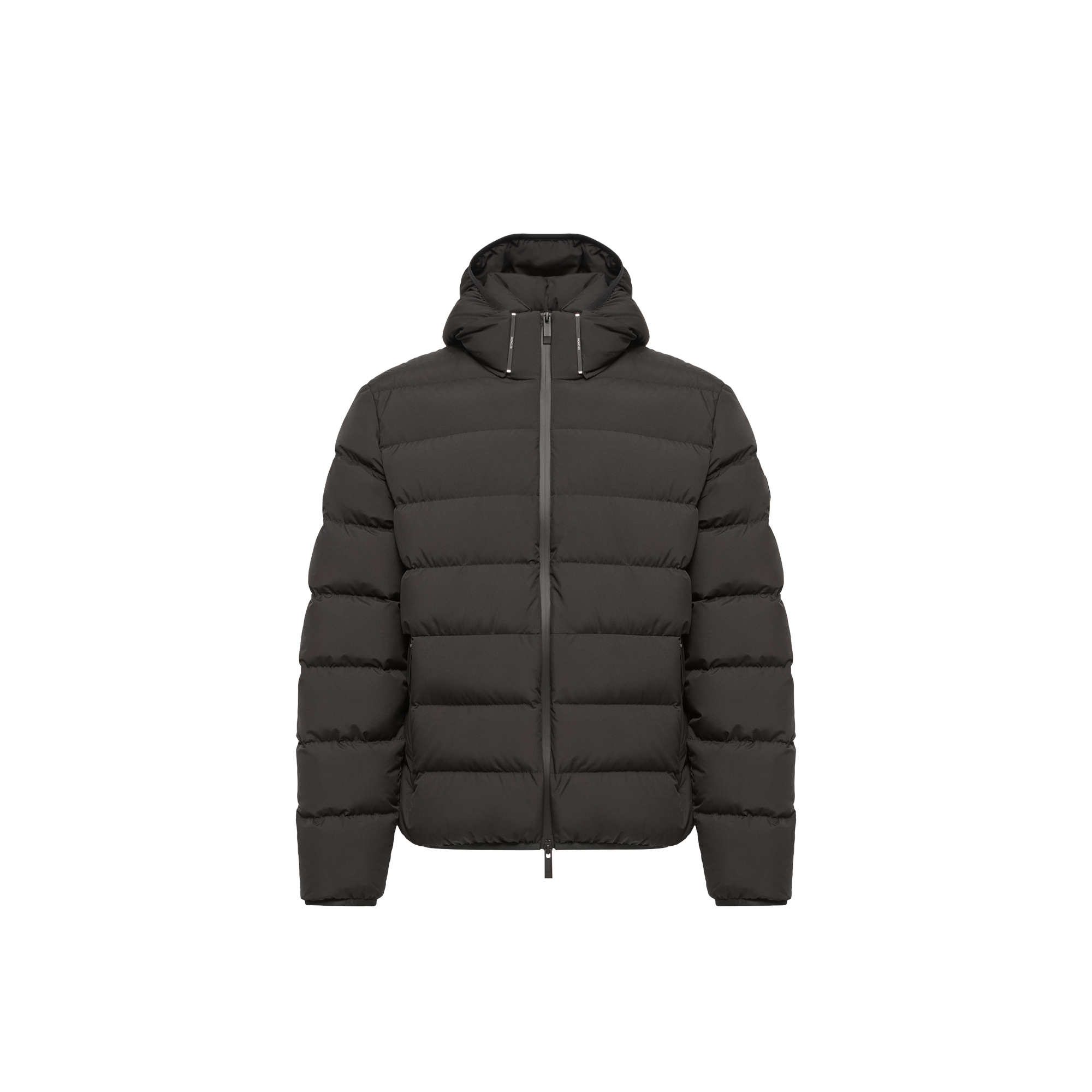 Moncler   Arajoki Hooded Short Down Jacket for Men in Black, Size: 44