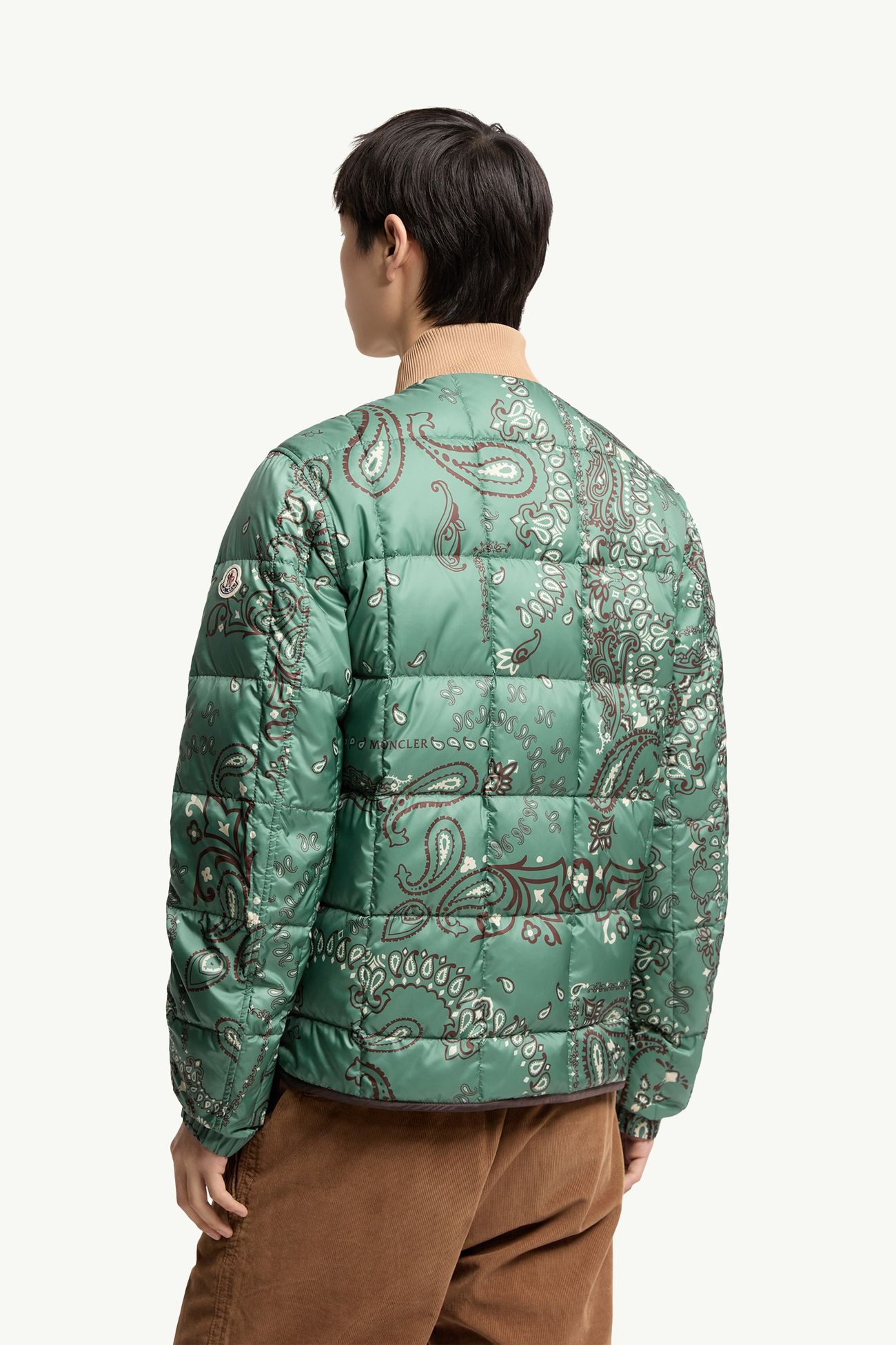 Plumífero cazadora reversible Chalvron Hombre Verde & Marrón Moncler 4