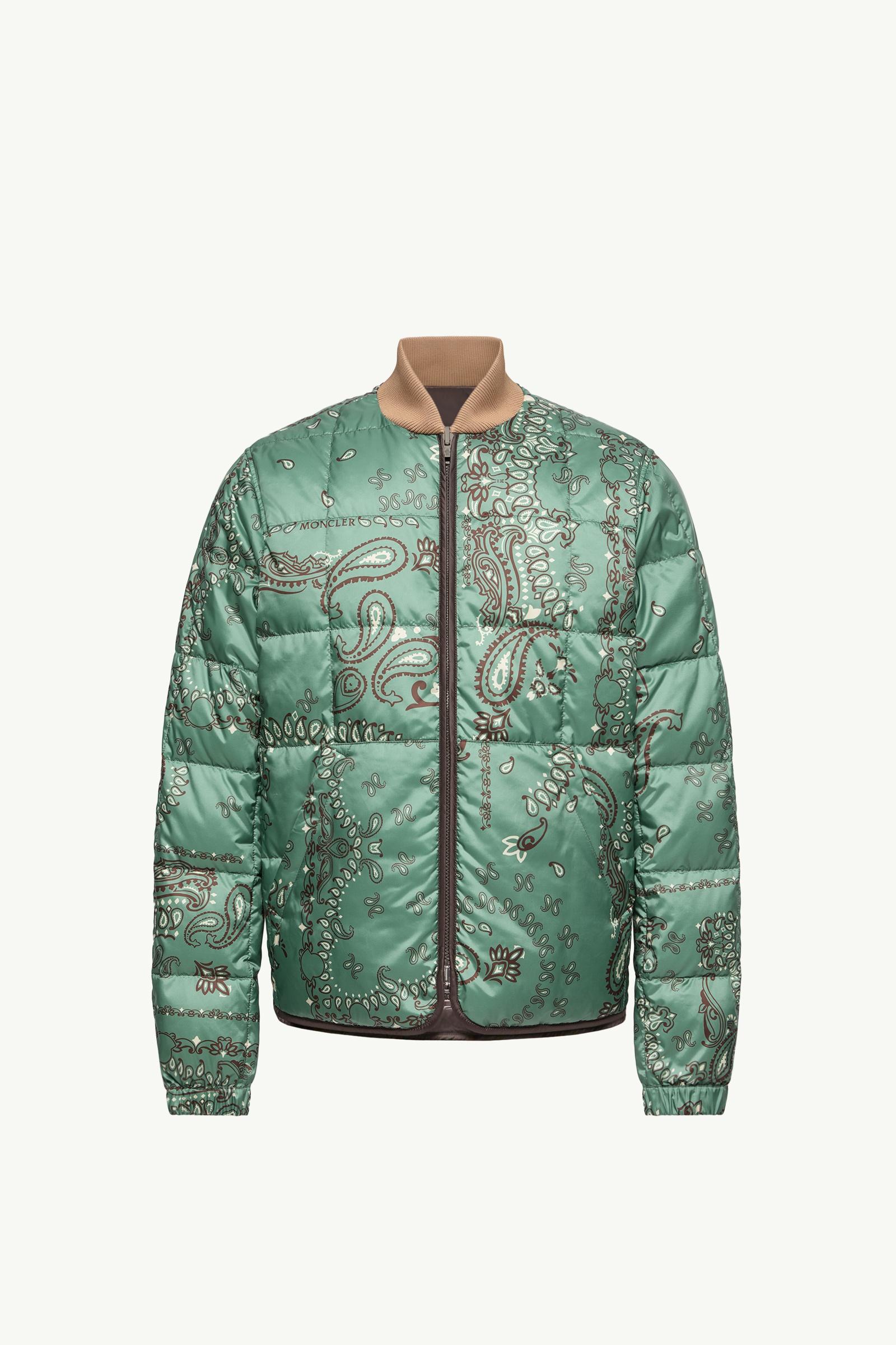 Chalvron wendbare Daunen-Bomberjacke Herren Grün & Braun Moncler, 1 of 0