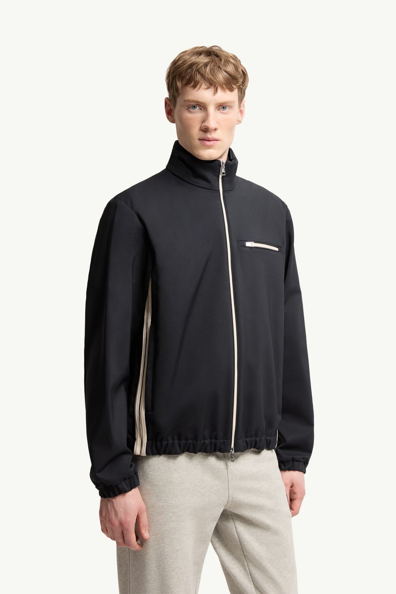 Fourioun男士棉质混纺短款夹克外套 男士 海军蓝色 Moncler 3