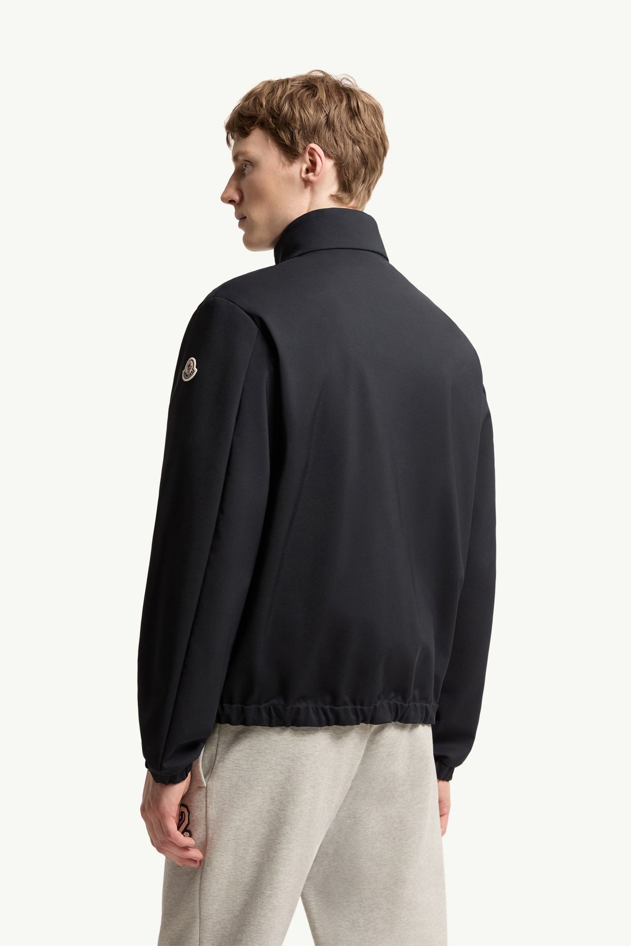 Giacca corta Fourioun in misto cotone Uomo Blu Navy Moncler 4