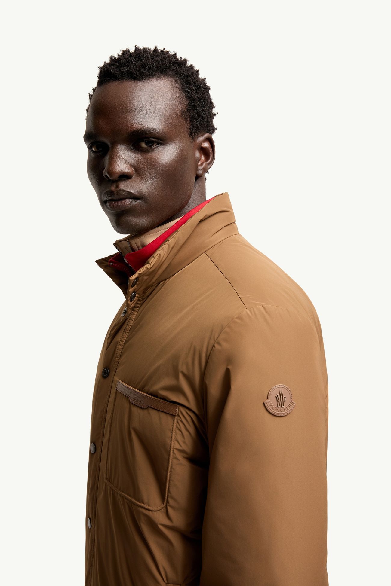 Yndale Short Down Jacket Hommes Marron clair Moncler 1