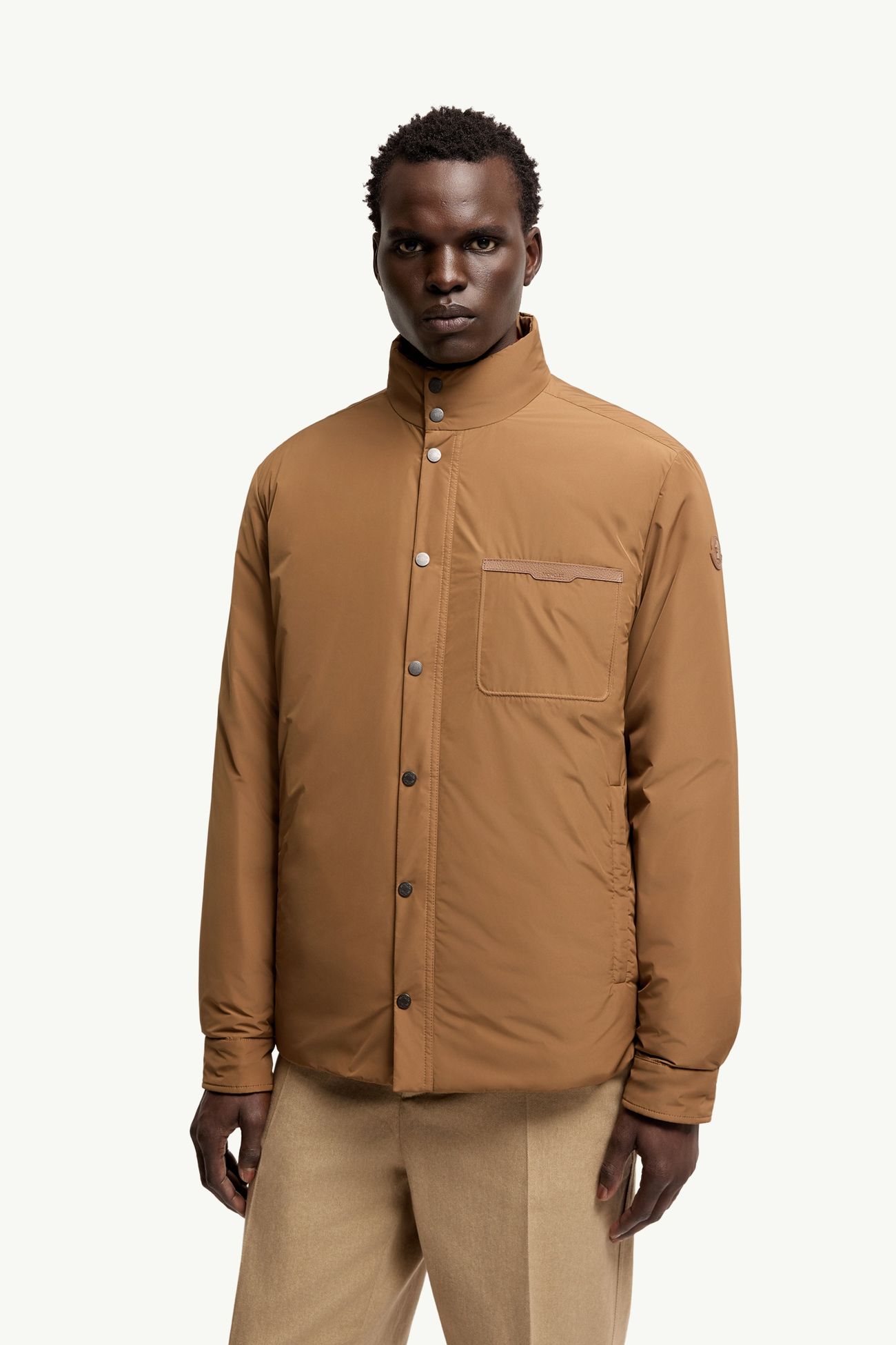 Plumífero corto Yndale Hombre Marrón claro Moncler 3