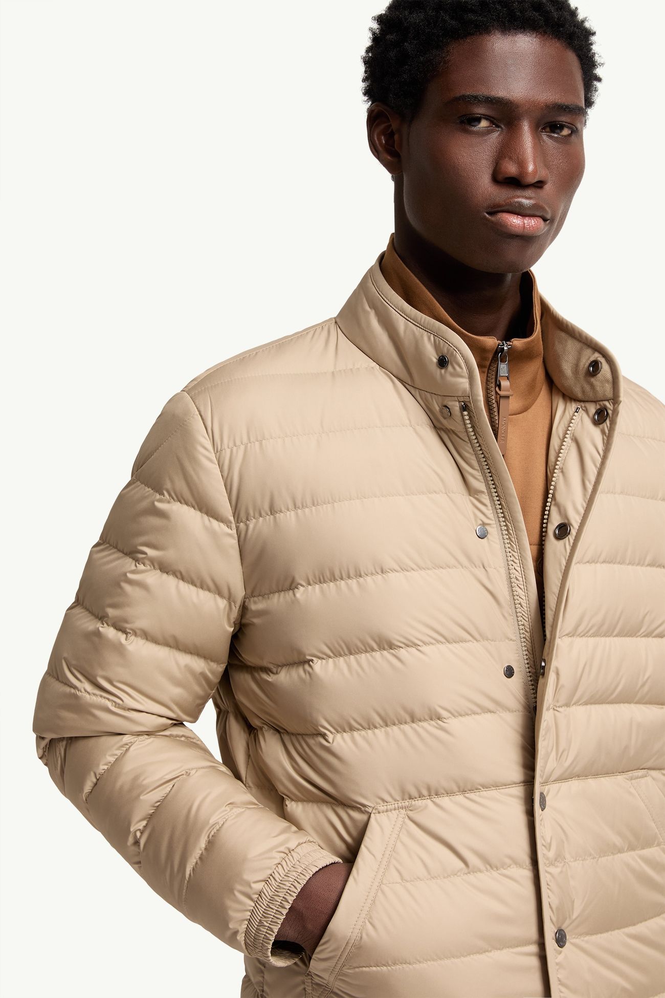 Clorin Short Down Jacket Hommes Beige Moncler 5