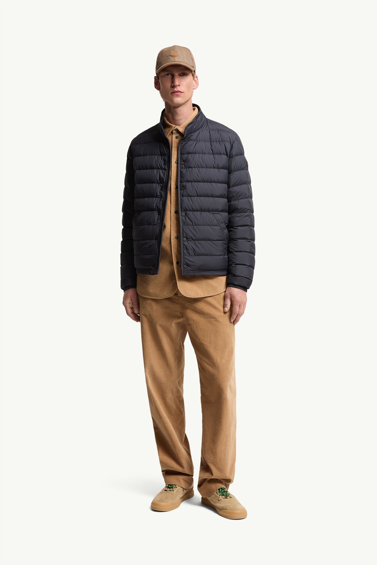 Clorin Short Down Jacket Hommes Bleu foncé Moncler 0