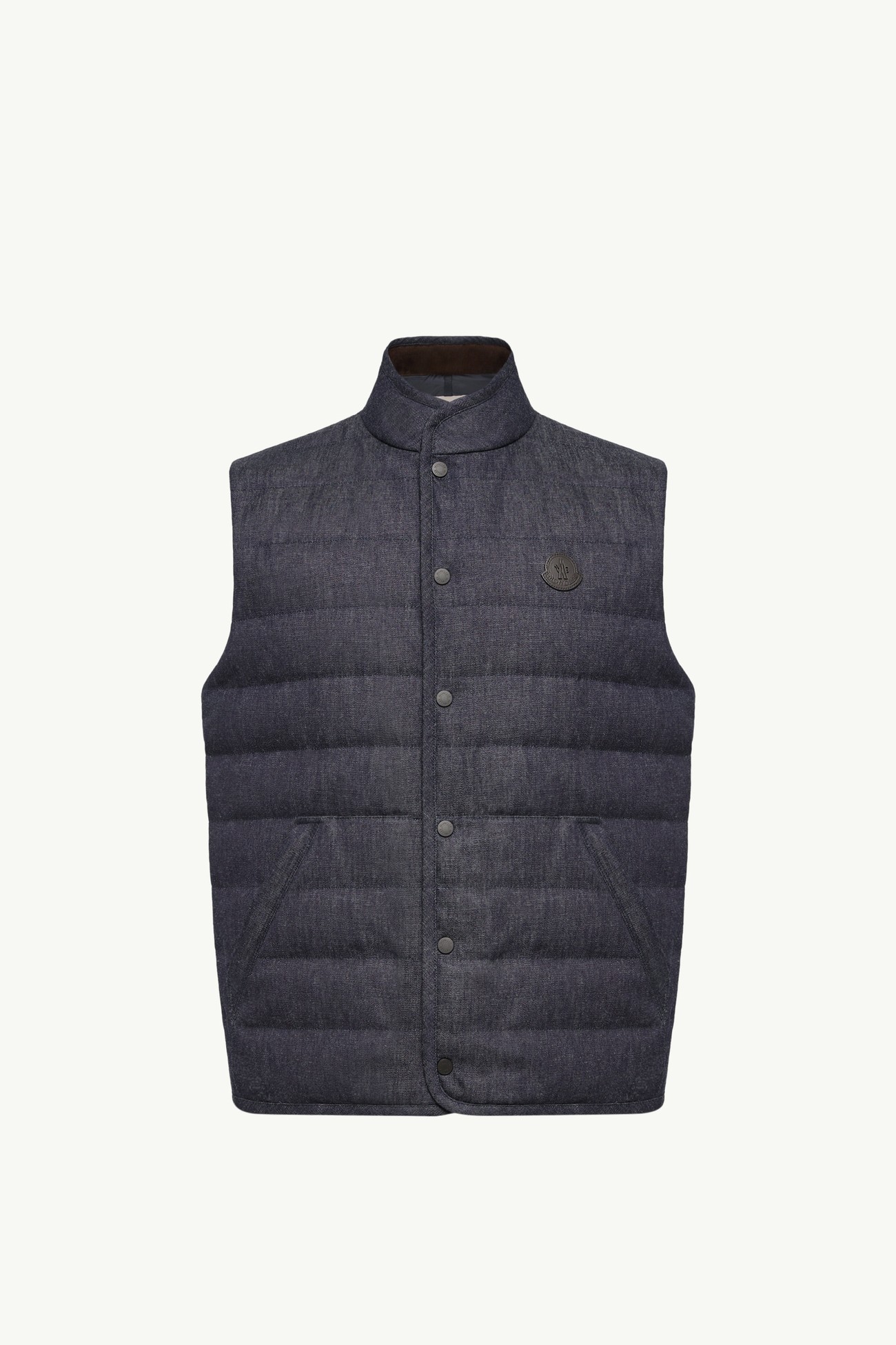 Liorane Daunenweste aus Denim Herren Dunkelblau Moncler 2