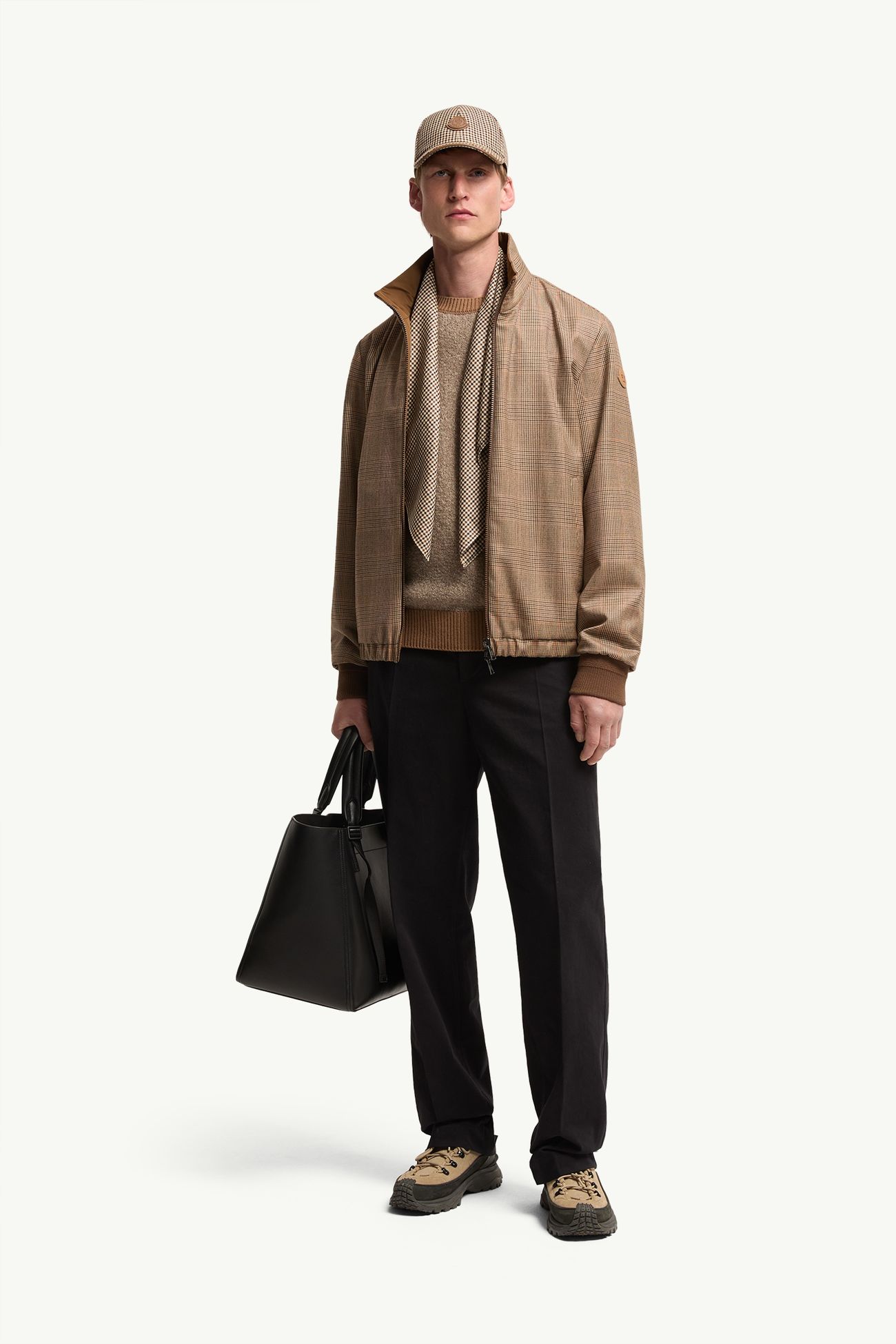 Frothive Reversible Wool Jacket Hommes Beige & Marron Moncler 0