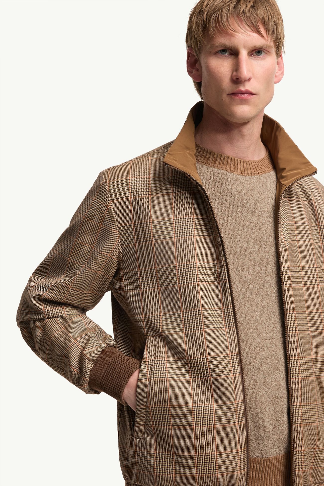Frothive wendbare Wolljacke Herren Beige & Braun Moncler 6