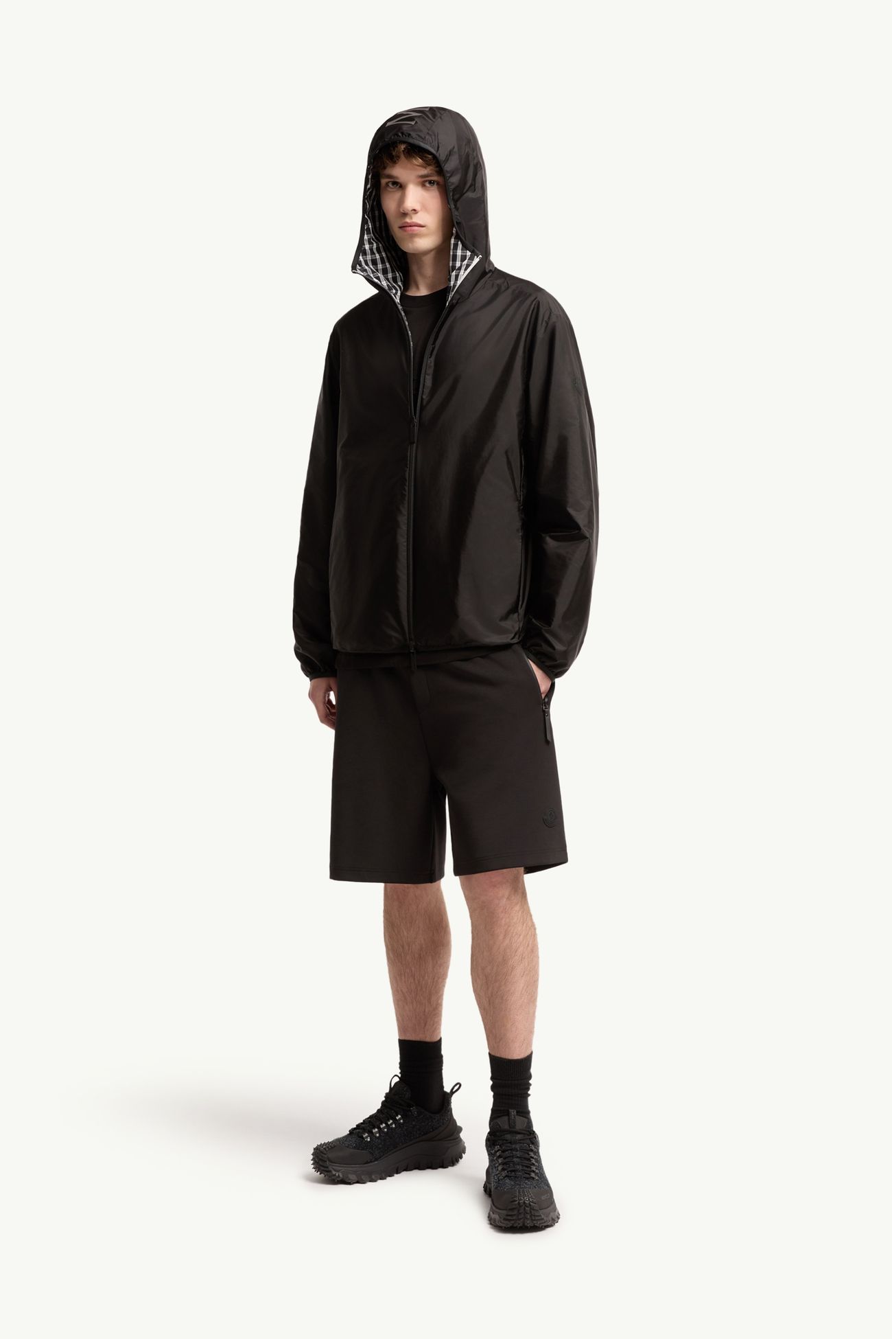 Vandelli Reversible Hooded Jacket Men Black Moncler 0