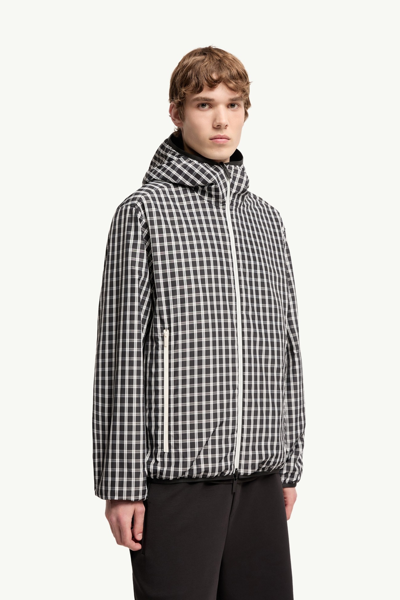 Vandelli雙面連帽外套 男士 黑色 Moncler 5
