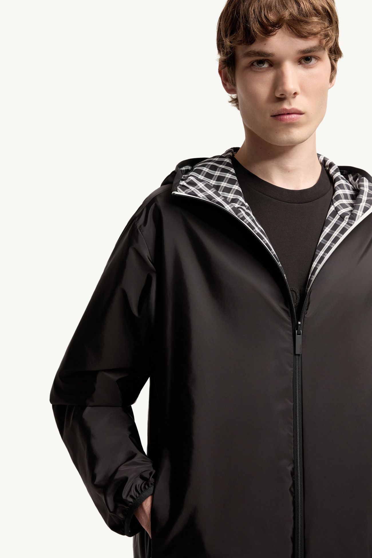Vandelli wendbare Kapuzenjacke Herren Schwarz Moncler 6
