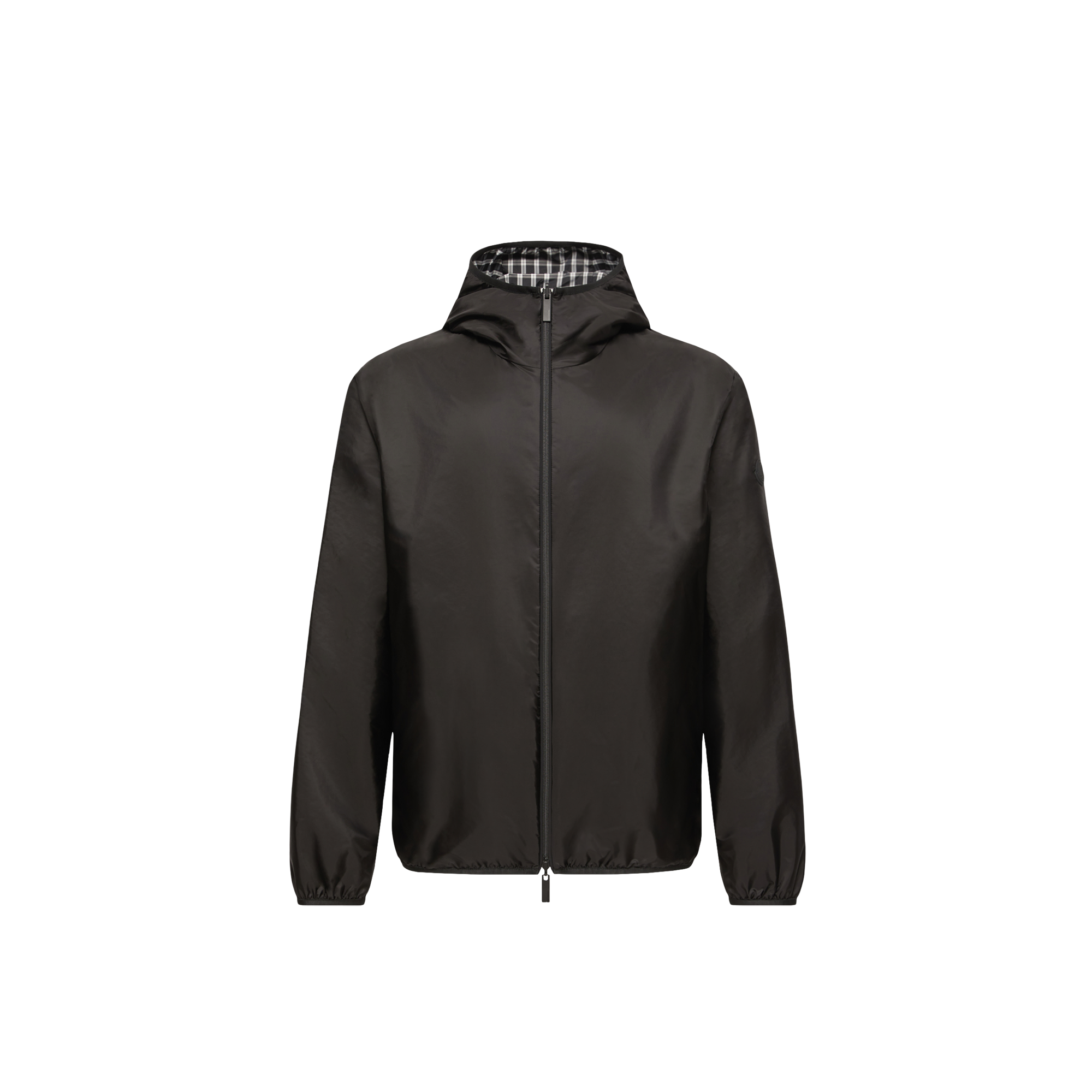 Moncler   Vandelli Reversible Hooded Jacket for Men in Black, Size: 42