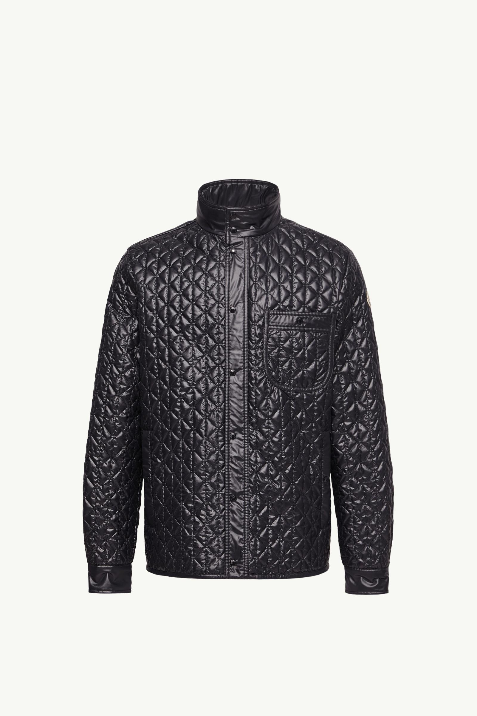 Cleorine geometrisch gesteppte, wattierte, mittellange Jacke Herren Navyblau Moncler, 1 of 0