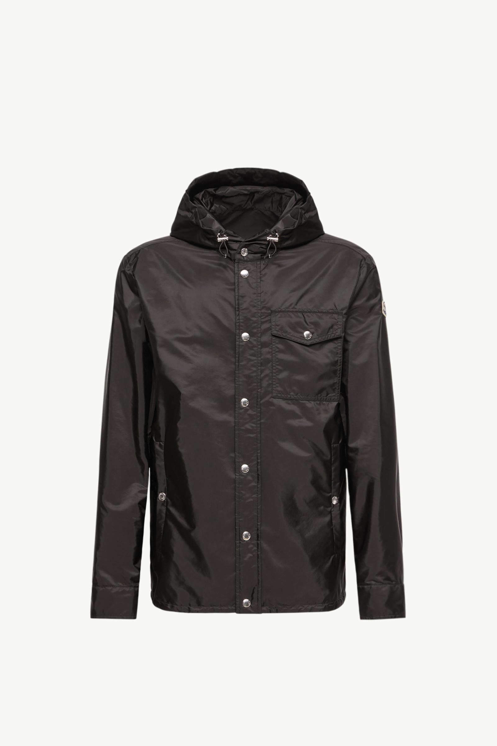 Veste mi-longue à capuche Duvainne Hommes Noir Moncler, 1 of 0
