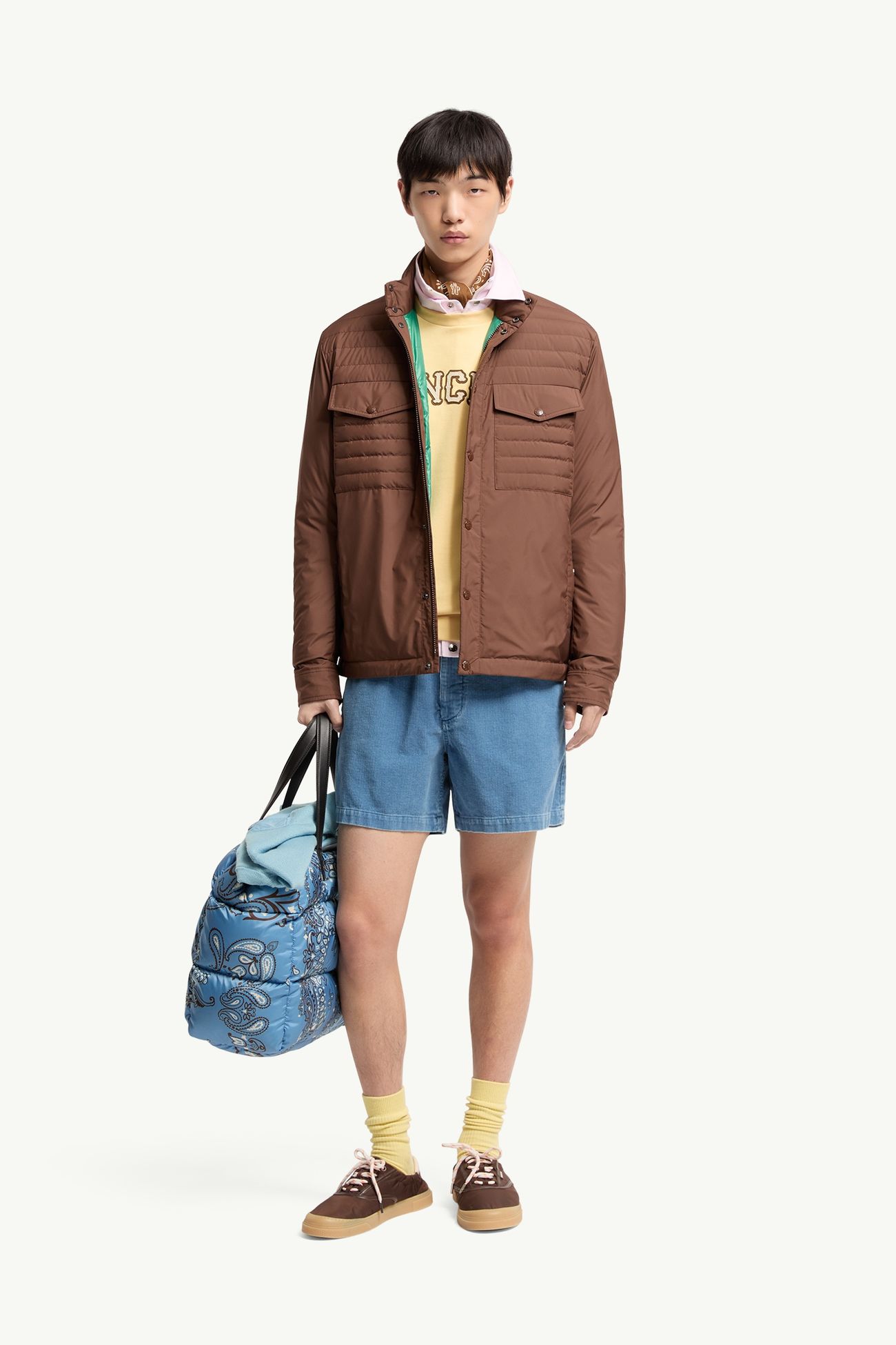 Vnorviane中長羽絨外套 男士 啡色 Moncler 0