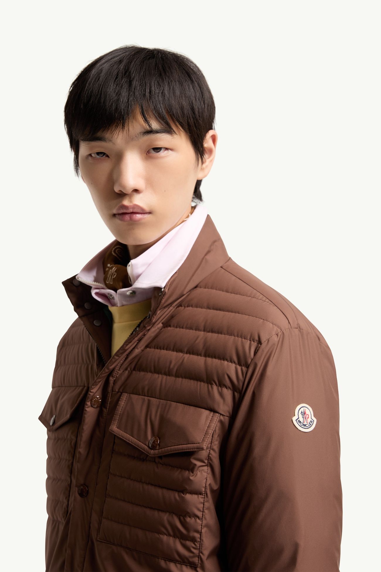 Vnorviane男士中长款羽绒夹克外套 男士 棕色 Moncler 1