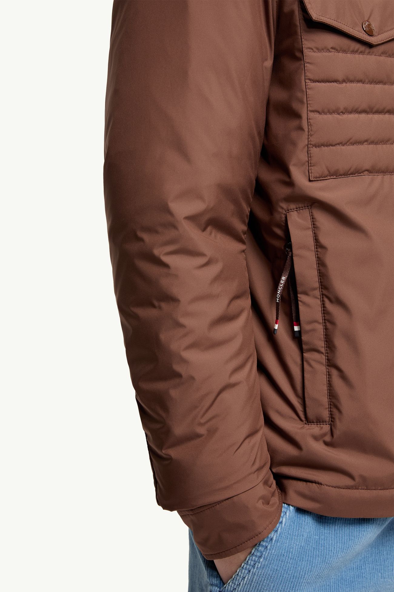 Plumífero de largo medio Vnorviane Hombre Marrón Moncler 6