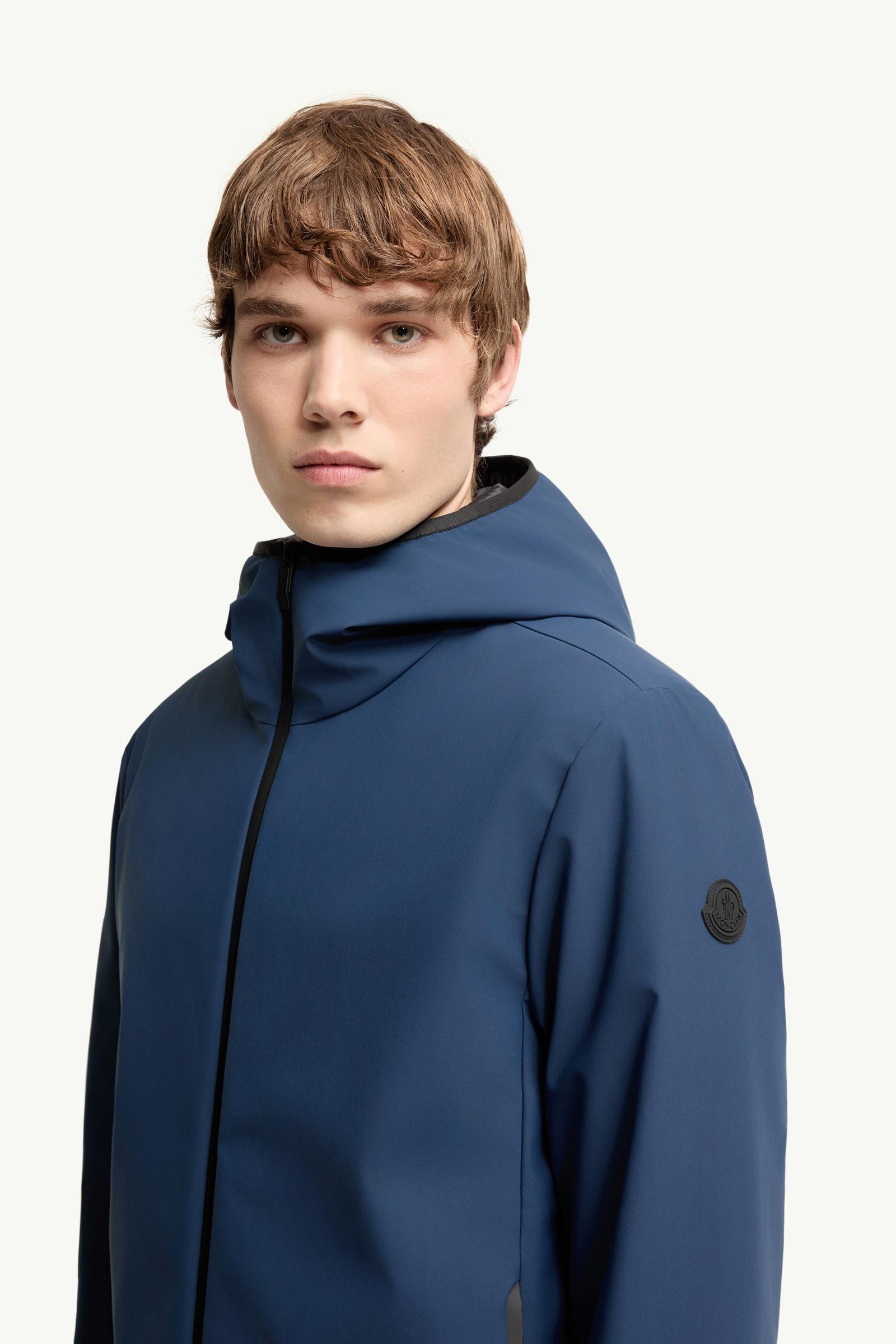 Navy Blue Ciampolin Hooded Down Jacket - Lightweight Down Jackets
