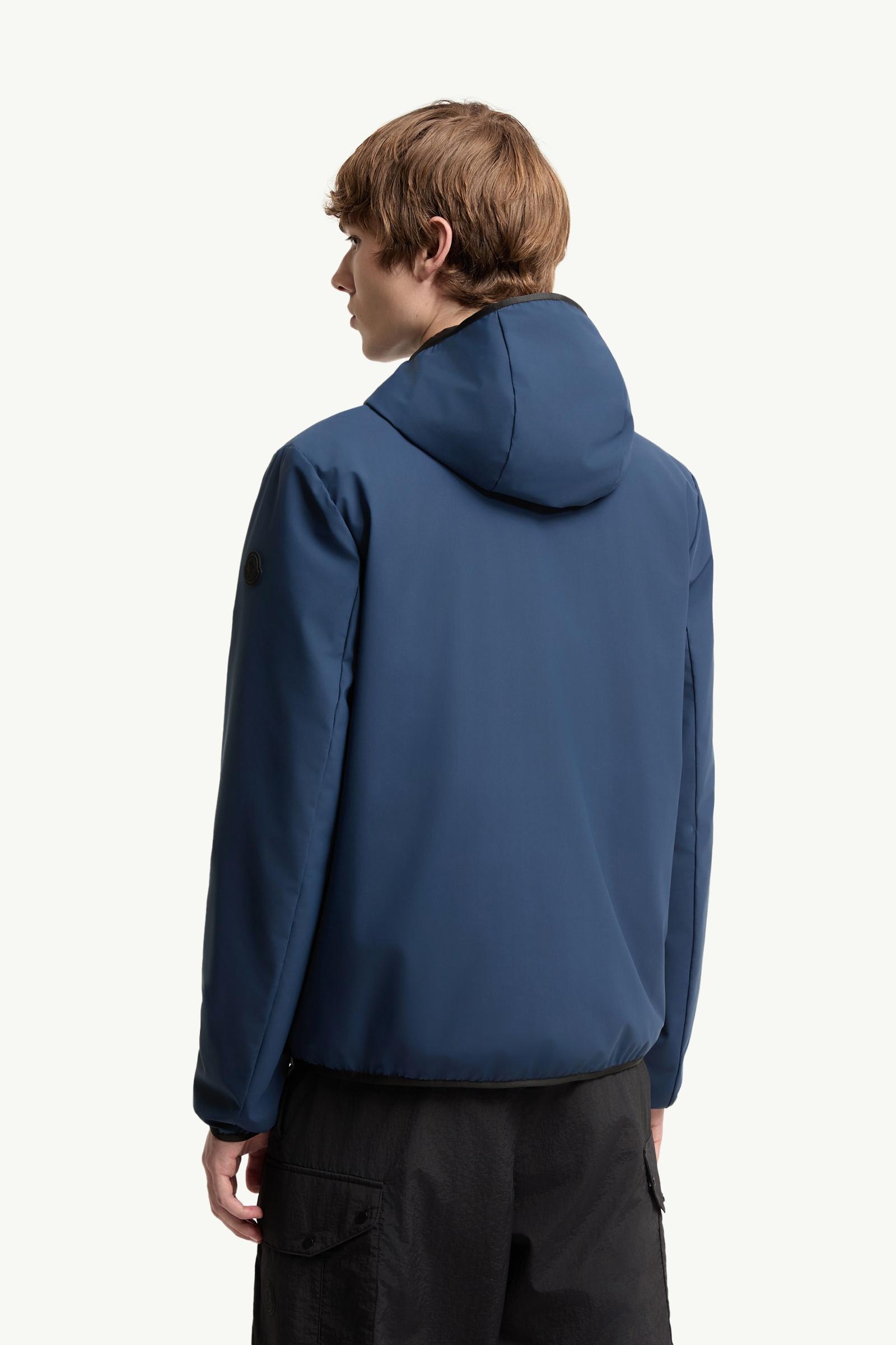 MONCLER ネイビー フード付きジャケット Navy Blue Ciampolin Hooded Down Jacket - Lightweight Down Jackets